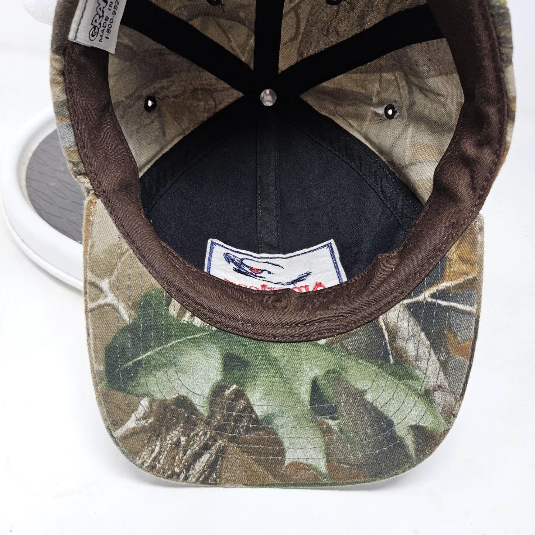 Vintage VINTAGE American Broadhead Company Hat Cap Snap Back Camouflage Camo Sonic Heads Mens Size ONE SIZE - 6 Thumbnail