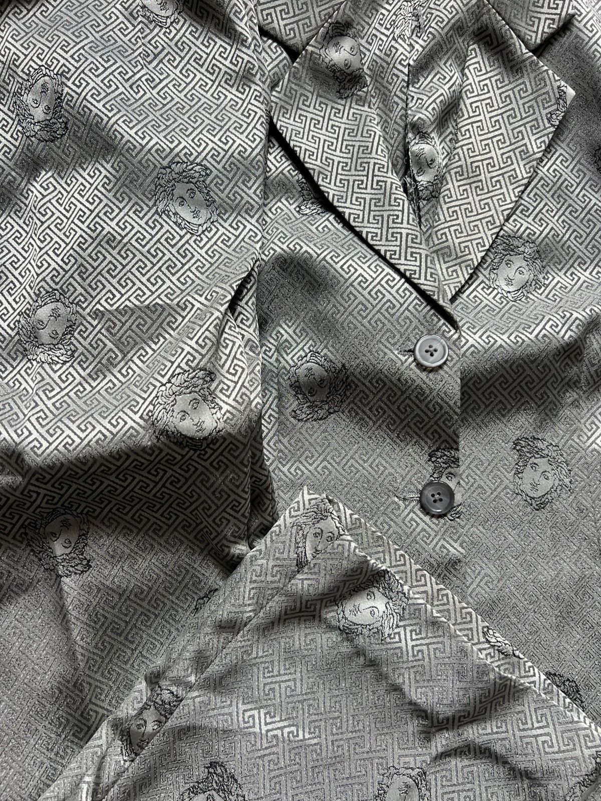 Versace VINTAGE Archive Versace Suits Medusa Pants Blazer Monogram Size L / US 10 / IT 46 - 8 Thumbnail