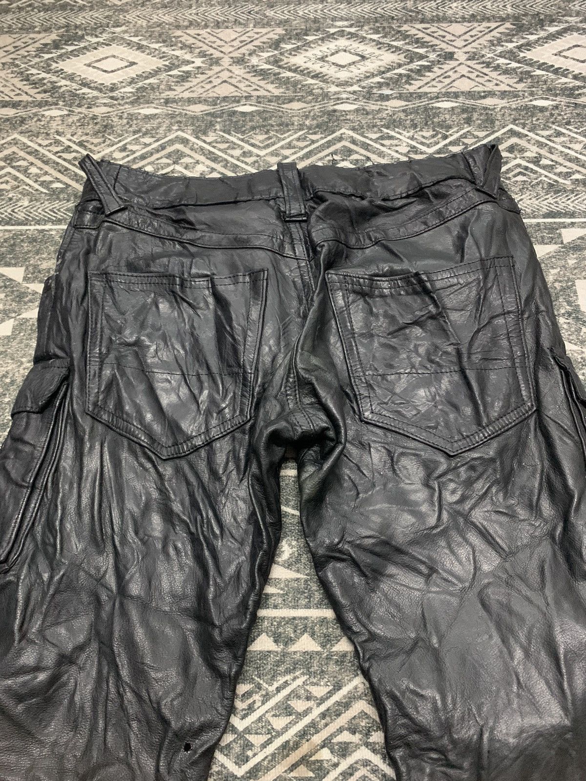 FranCisT MOR.K.S 90s FRANCIST MOR.K.S LEATHER CARGO FLARE Size 30" / US 8 / IT 44 - 16 Thumbnail