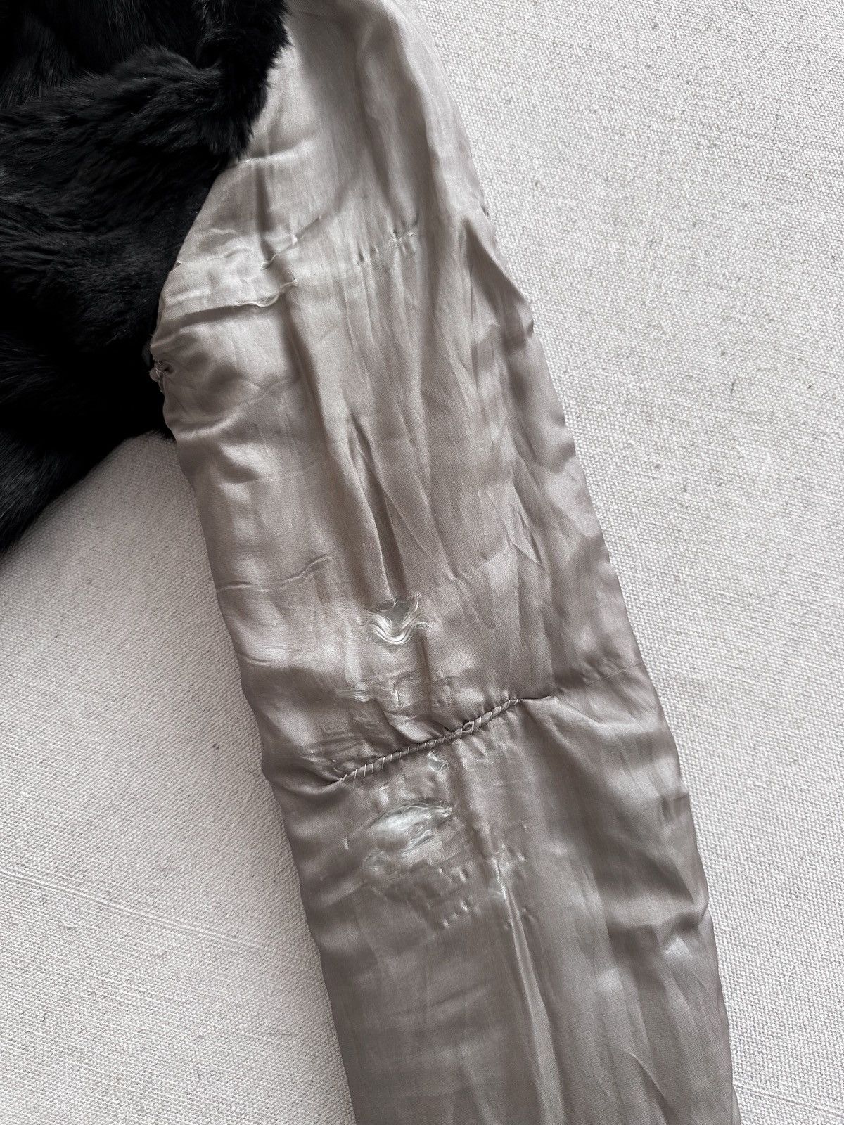 10sei0otto 10sei0otto Rabbit Fur Lamb Leather Gimp Scar Stitch Rider Size US S / EU 44-46 / 1 - 20 Thumbnail