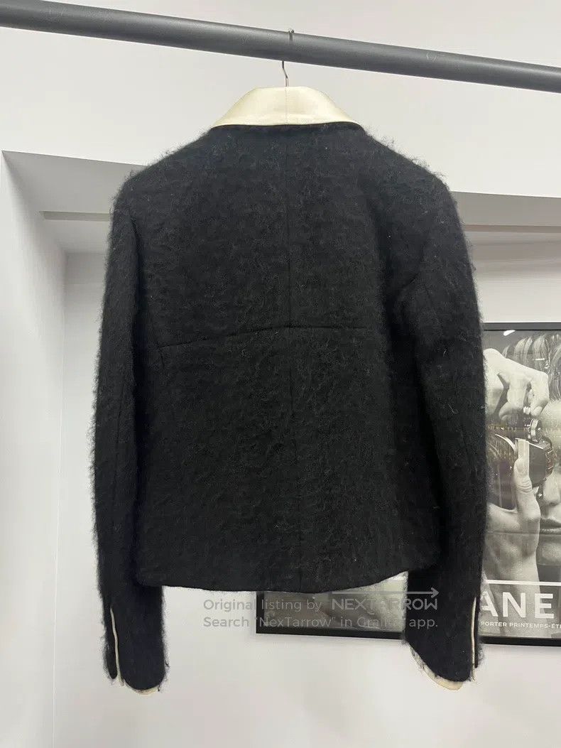 Chanel Chanel Black fur-matched silk collar jacket Size XXS / US 00 / IT 34 - 3 Thumbnail