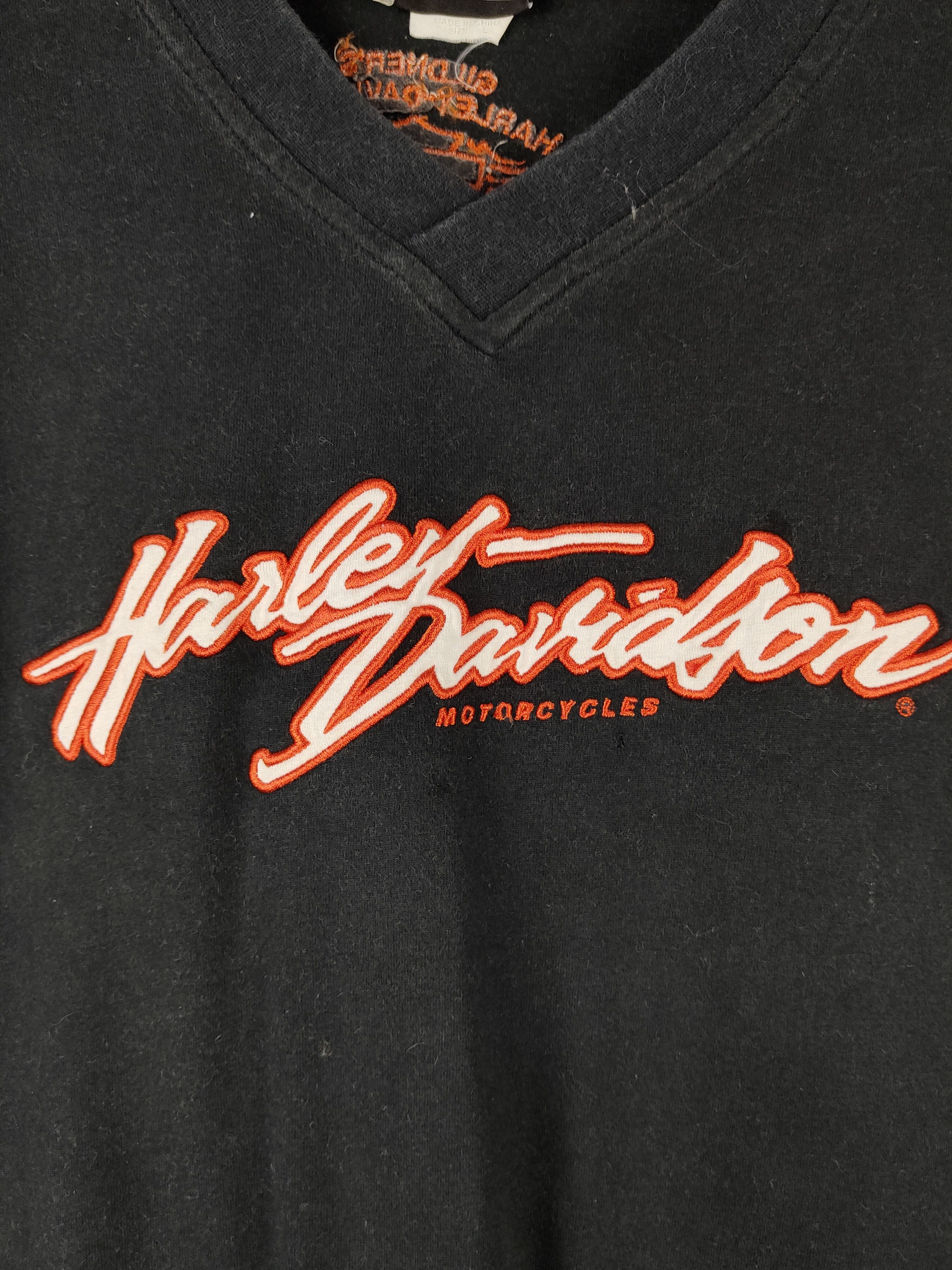 Harley Davidson Harley Davidson Black Short Sleeve T-Shirts #S2047 Size US L / EU 52-54 / 3 - 3 Thumbnail