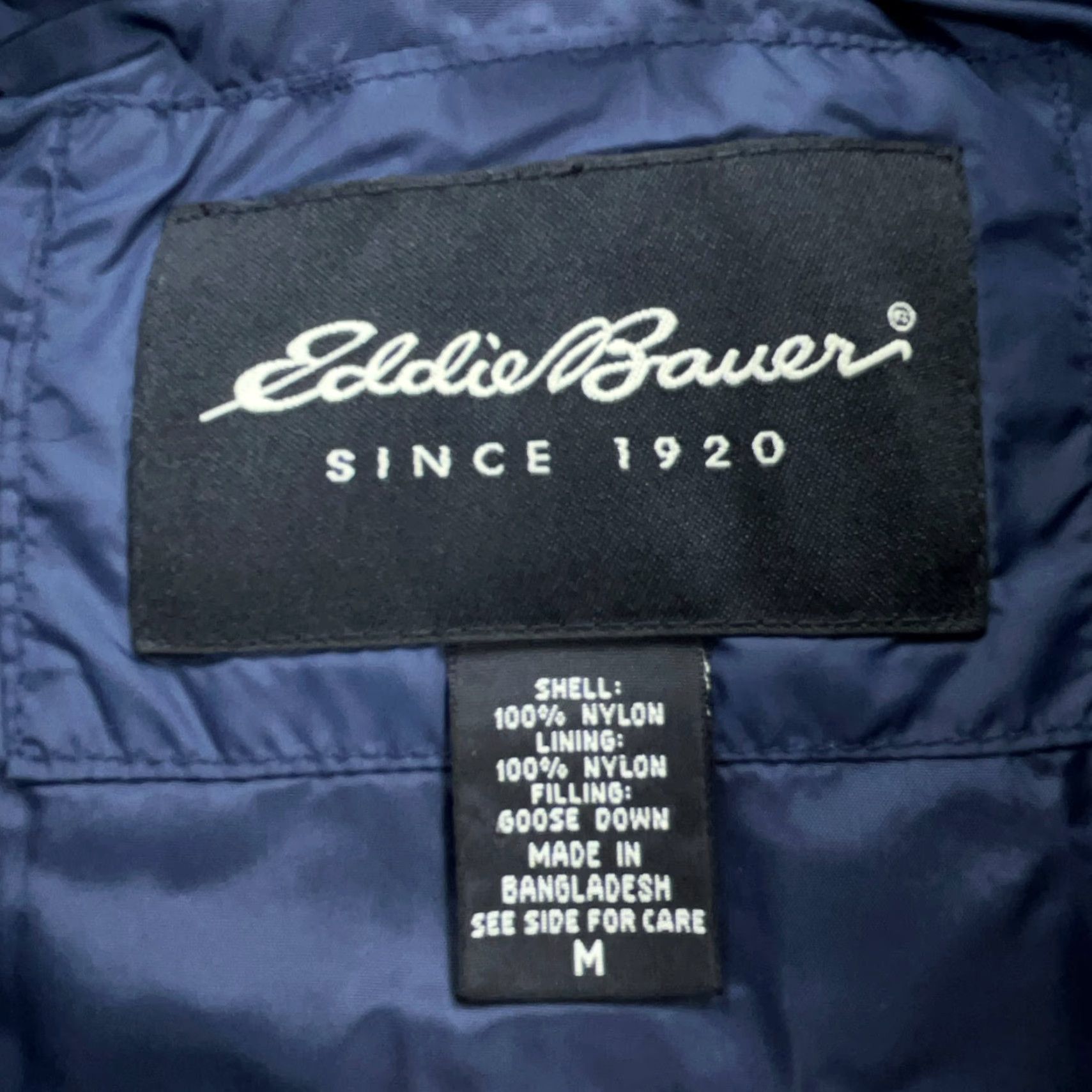 Eddie Bauer Eddie Bauer Puffer Vest Men Medium Blue Goose Down Fill Jacket Sleeveless Navy H Vest Java Size US M / EU 48-50 / 2 - 6 Thumbnail