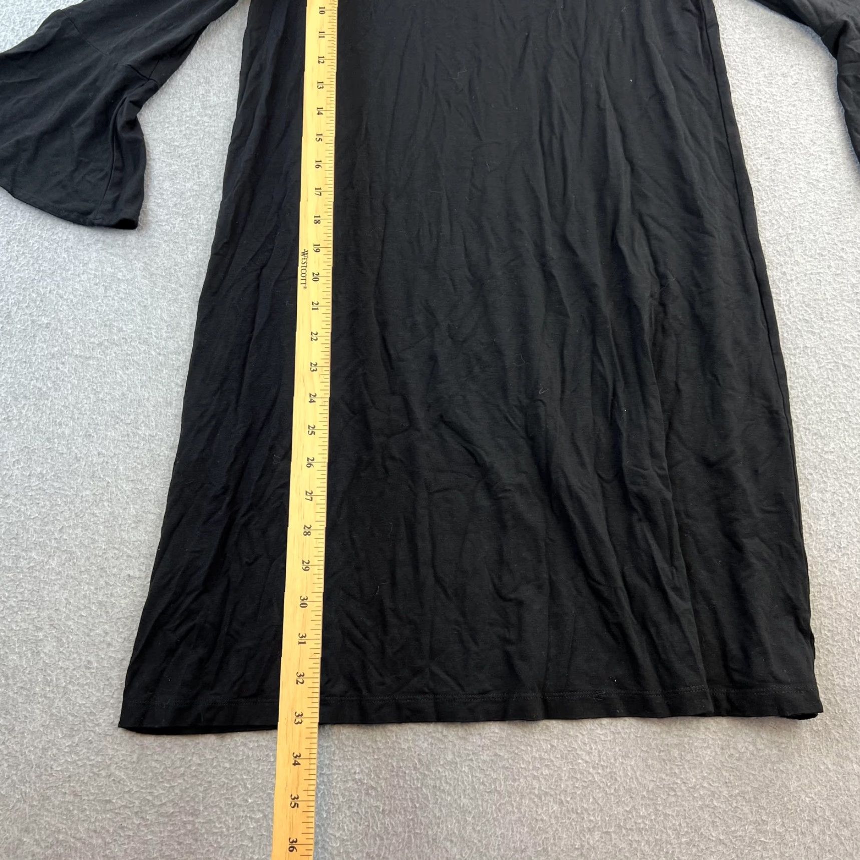Lilly Pulitzer Lilly Pulitzer Dress Womens Small Black Bell Sleeve Shift Pullover Solid Classic Size S / US 4 / IT 40 - 3 Thumbnail