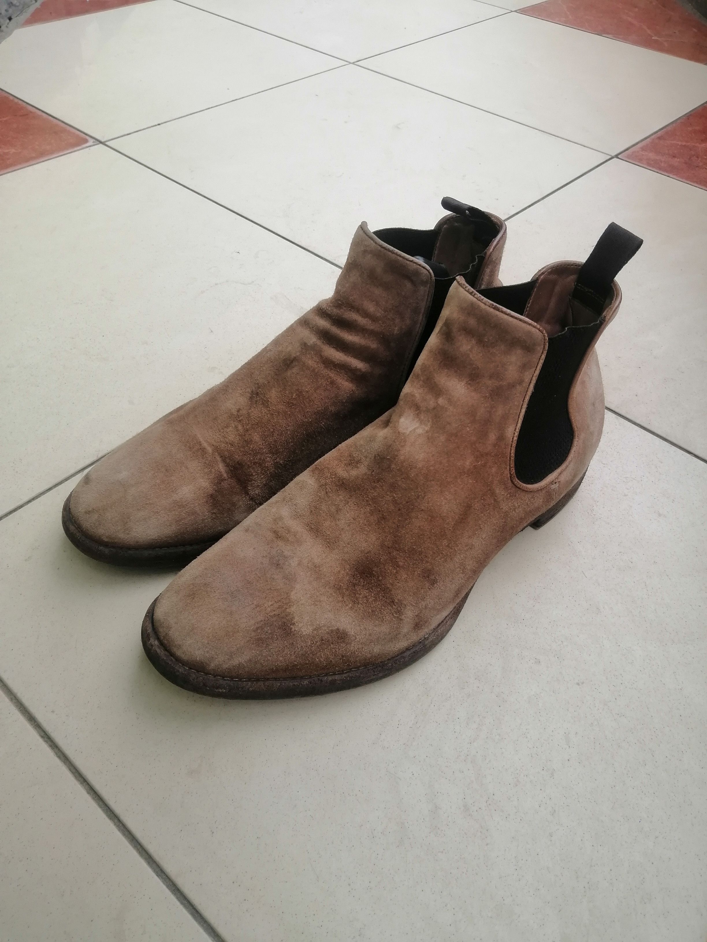 Officine Creative Officine Creative Suede Chelsea Boots Tan EU 42.5 Size US 9.5 / EU 42-43 - 5 Thumbnail