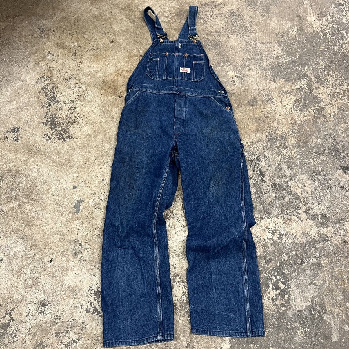 Carhartt × Dickies × Vintage Vintage roundhouse denim overalls Size US L / EU 52-54 / 3 - 1 Thumbnail