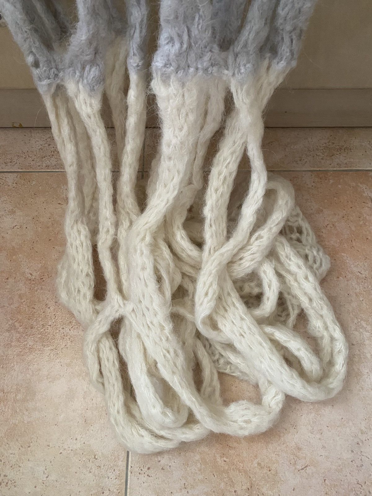 Rick Owens [Runway 80% OFF SALE] Rick Owens alpaca knit web top Size US M / EU 48-50 / 2 - 9 Thumbnail