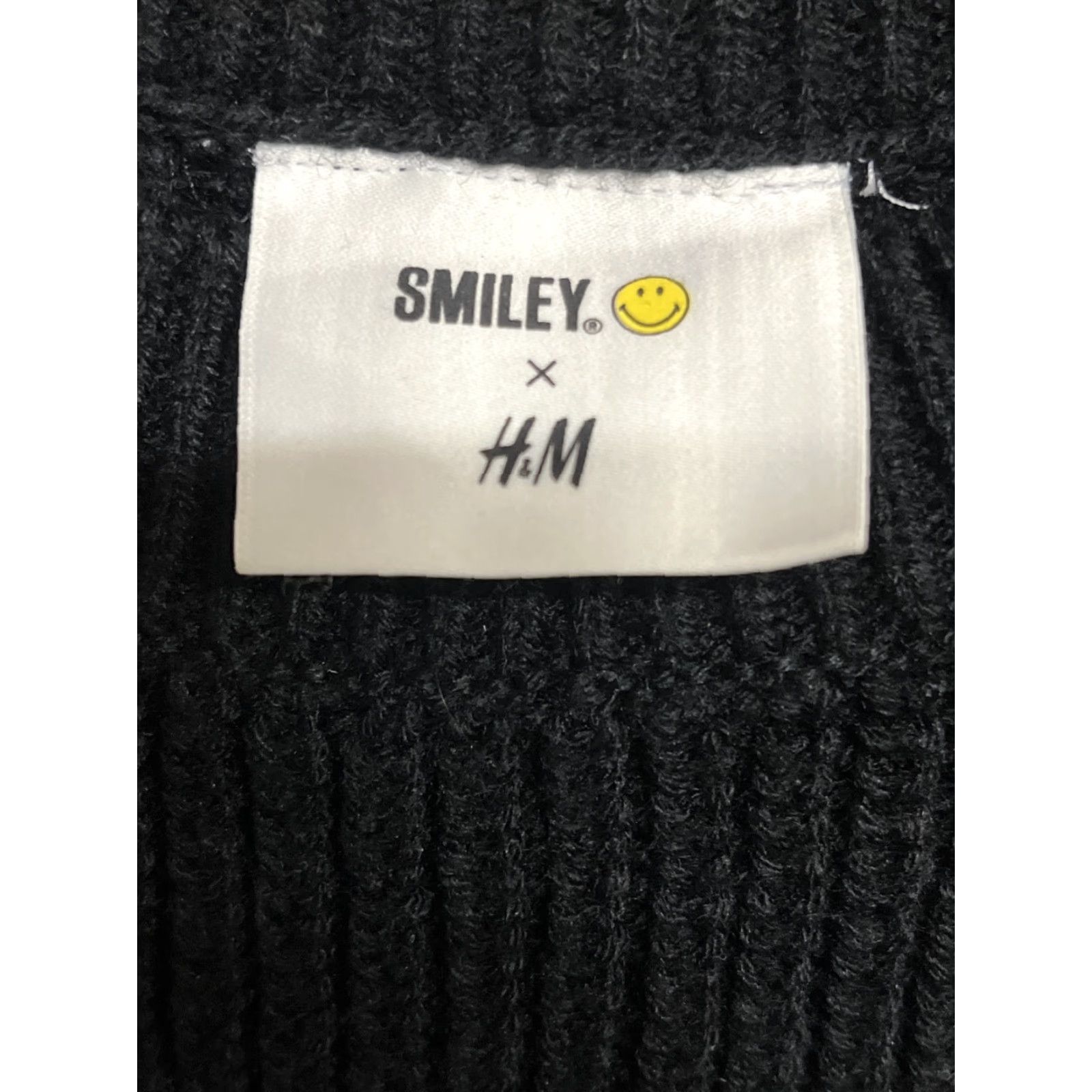 H&M VINTAGE Smiley x H&M Womens Black Knitted Pullover Vest Size Small Sleeveless Size S / US 4 / IT 40 - 3 Thumbnail