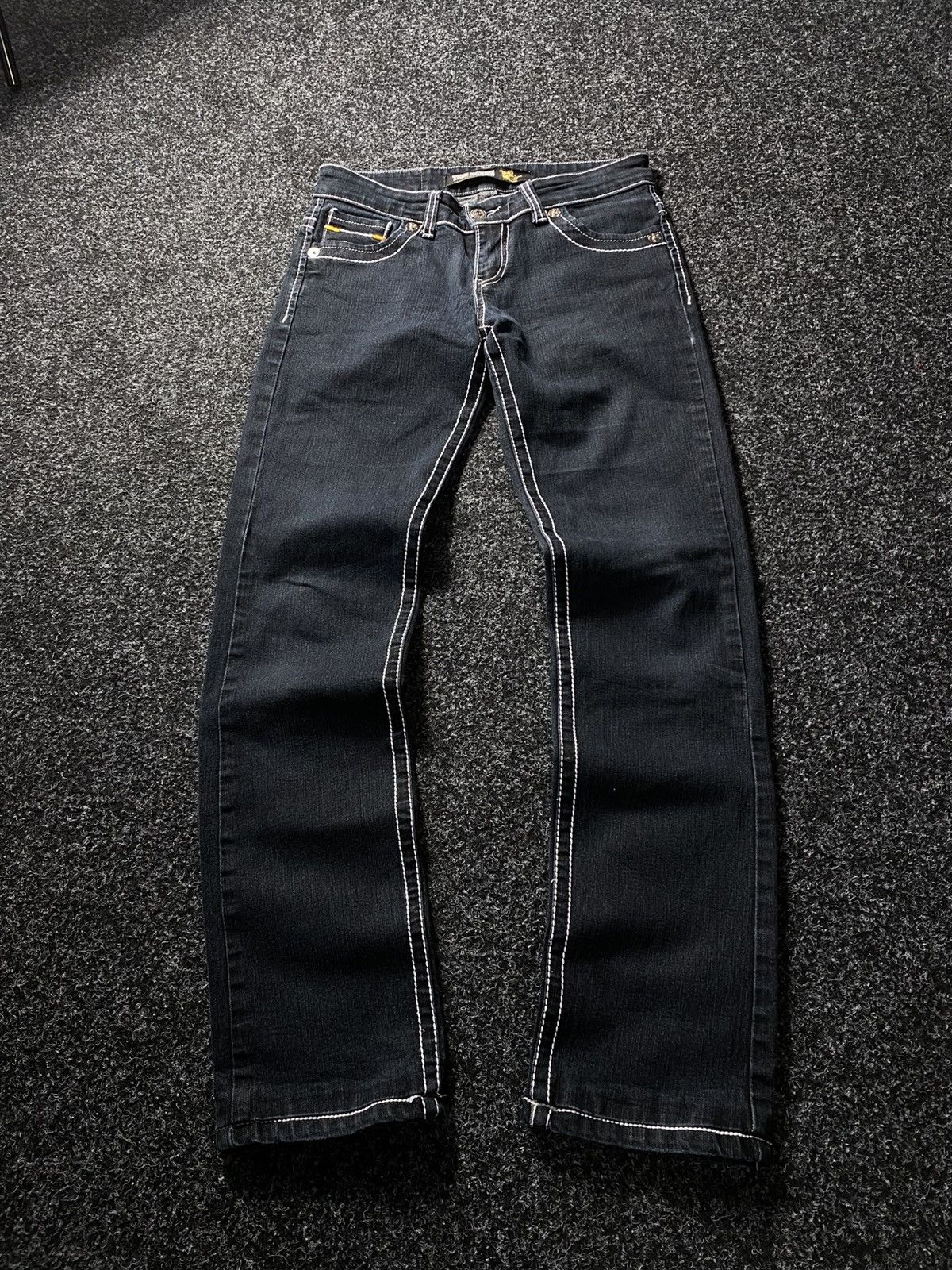 True Religion Vintage Flare True Religion Wide Leg Faded Wash Denim Size 28" / US 6 / IT 42 - 2 Thumbnail