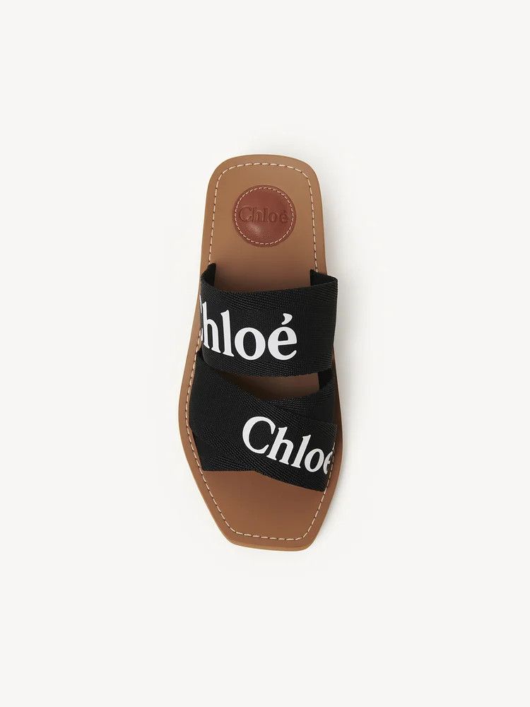 Chloe o1loc1c1024 Woody Heel Sandals in Black Size US 5 / IT 35 - 2 Thumbnail