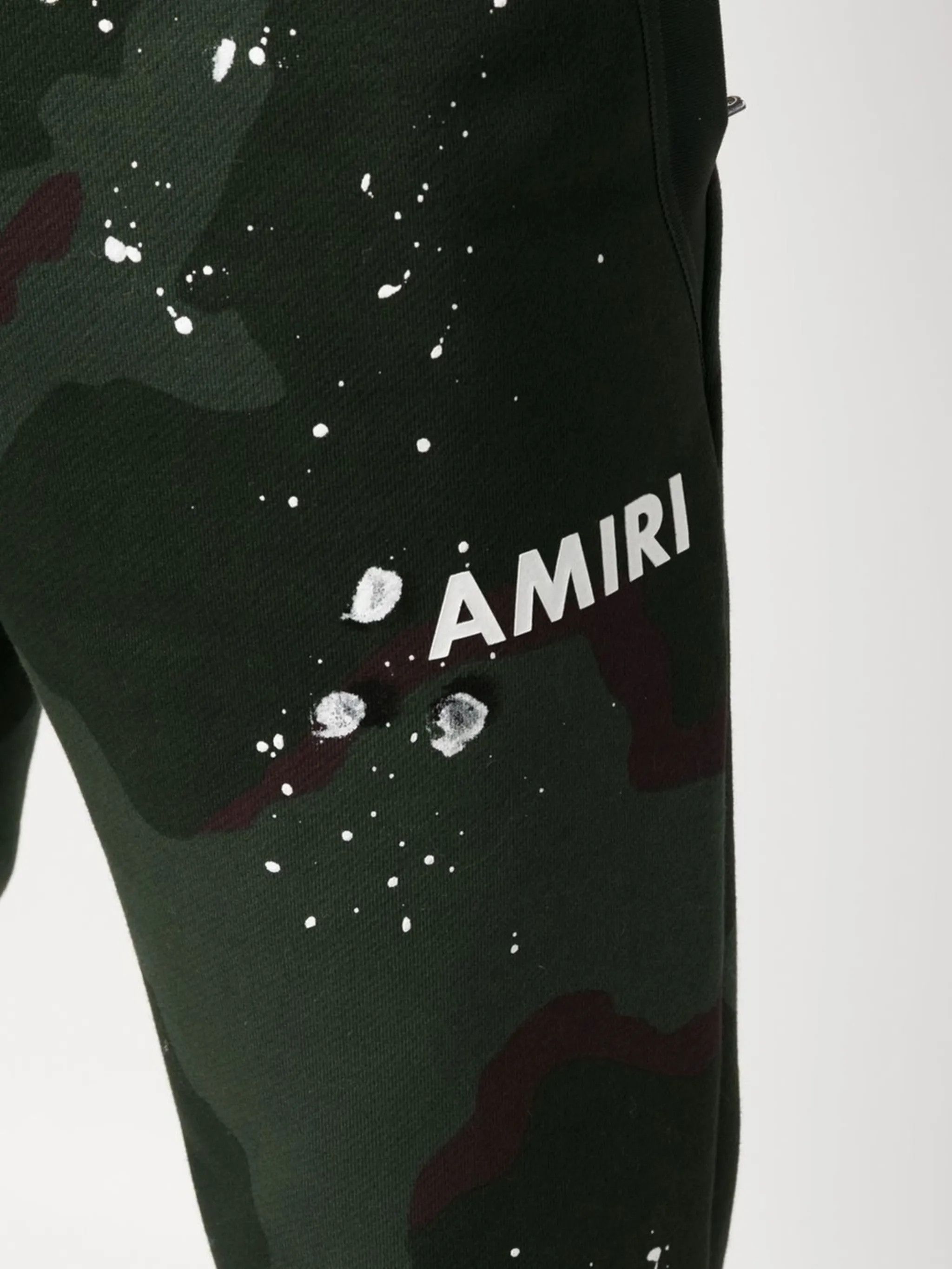 Amiri o1gr1nt0325 Army Logo Sweatpants & Joggers in Camo Size US 34 / EU 50 - 5 Thumbnail
