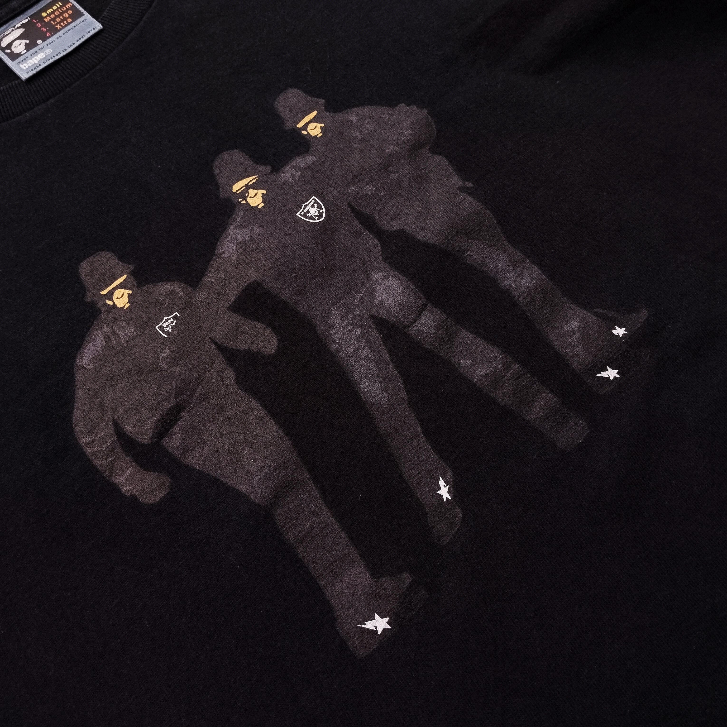 Bape Vintage 2004 Bape Inspired Run DMC Long Sleeve Tee Size US S / EU 44-46 / 1 - 3 Thumbnail