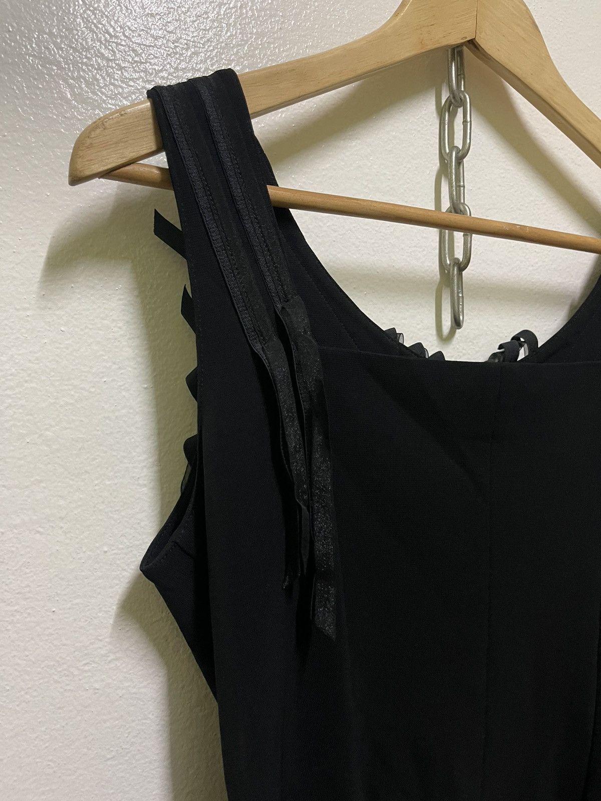 Hiroko Koshino Homme Hiroko Koshino Fringe Crop Top Corset 90s Zipper Size M / US 6-8 / IT 42-44 - 10 Thumbnail