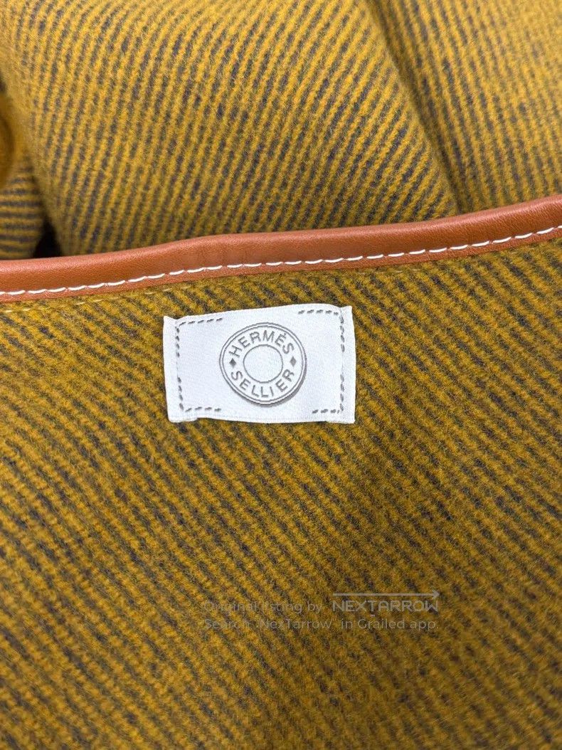 Hermes Hermes Color-Blocked Equestrian Fringe Cloak Size M / US 6-8 / IT 42-44 - 4 Thumbnail
