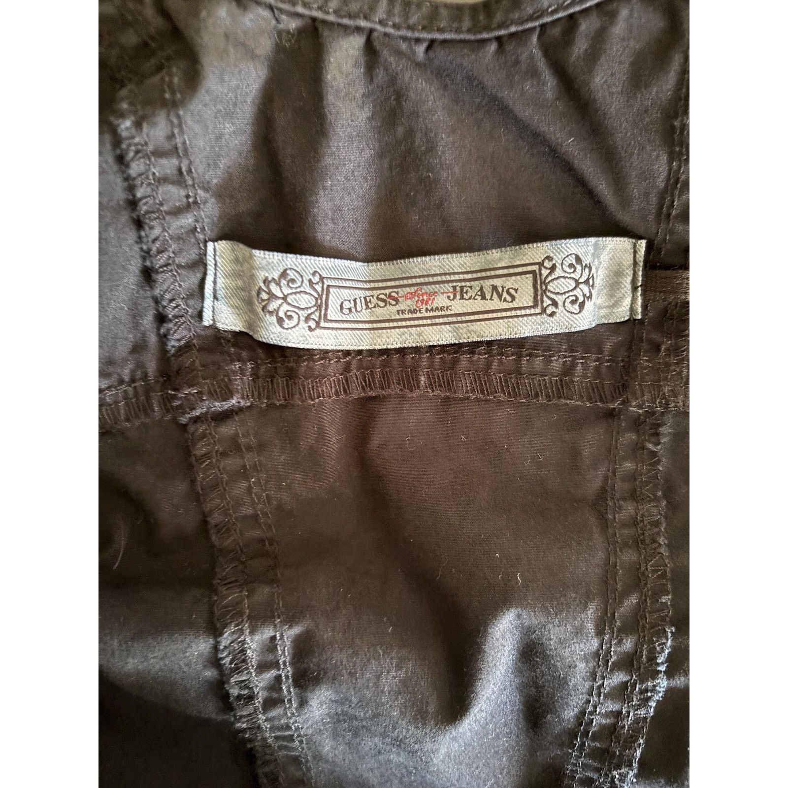 Guess Guess Y2K Black Cargo Mini Dress Zip Utility Size S Archive Size S / US 4 / IT 40 - 4 Thumbnail