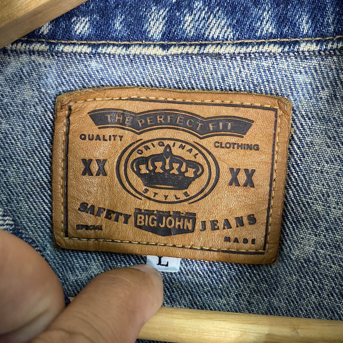 Big John Vintage Big John Acid Wash Blue Denim Jacket Size US M / EU 48-50 / 2 - 19 Thumbnail