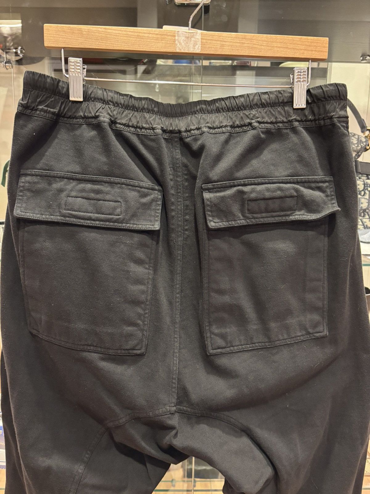 Rick Owens Drkshdw Rick Owens Drksdhw Double Pocket Drawstring Sweatpants Black Size US 32 / EU 48 - 4 Thumbnail