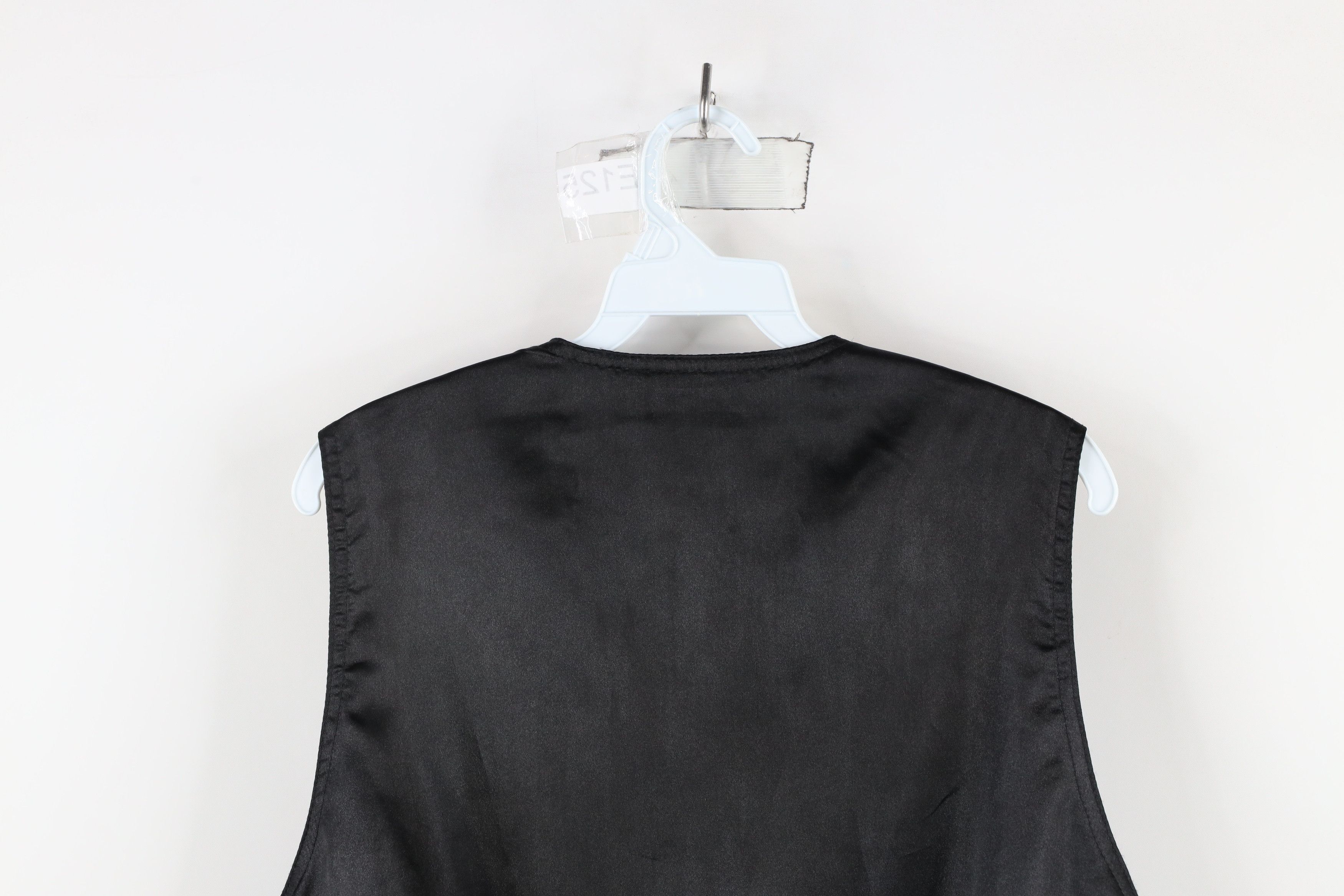 Vintage Vintage 90s Streetwear Leather Buckle Back Vest Jacket Size US L / EU 52-54 / 3 - 13 Thumbnail