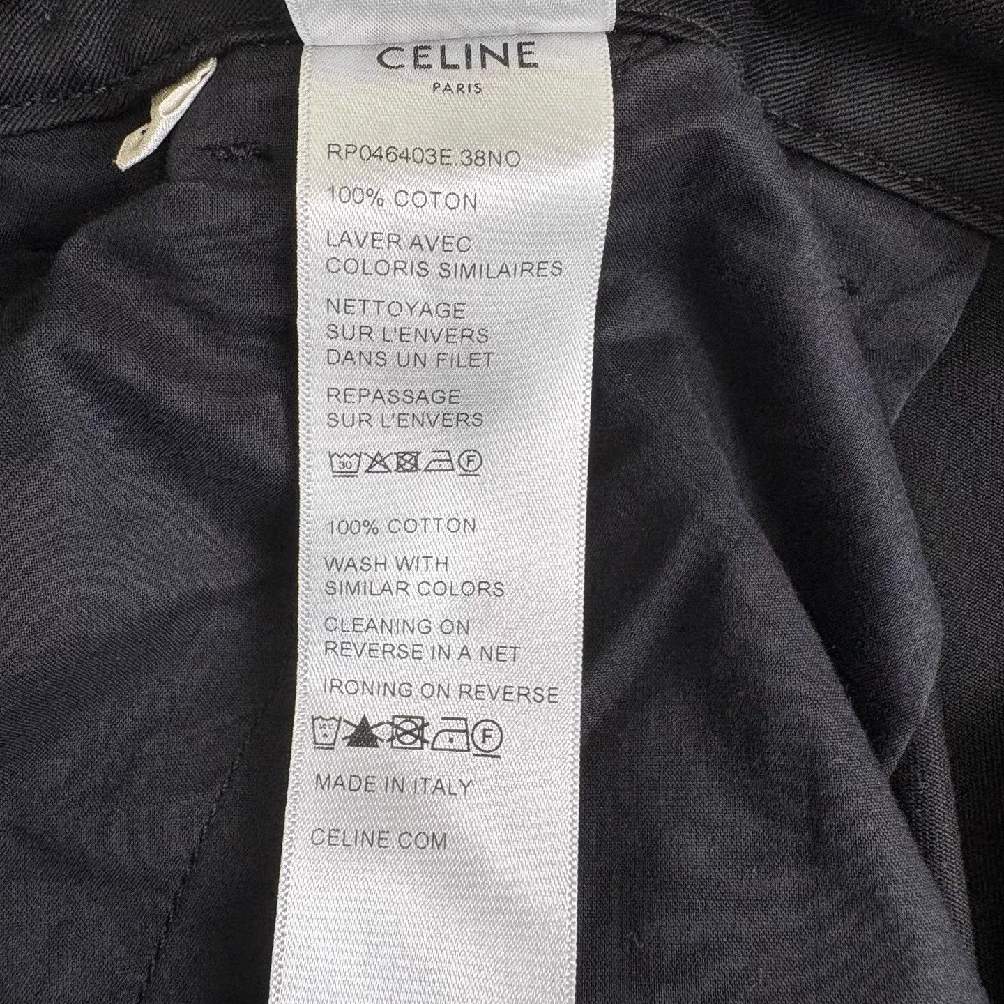 Celine CELINE cargo pants black Size US 38 / EU 54 - 8 Thumbnail