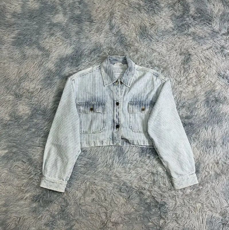 Miu Miu Miu Miu Multicolor Cotton Women's Cropped Jacket 0089 Size S / US 4 / IT 40 - 1 Thumbnail