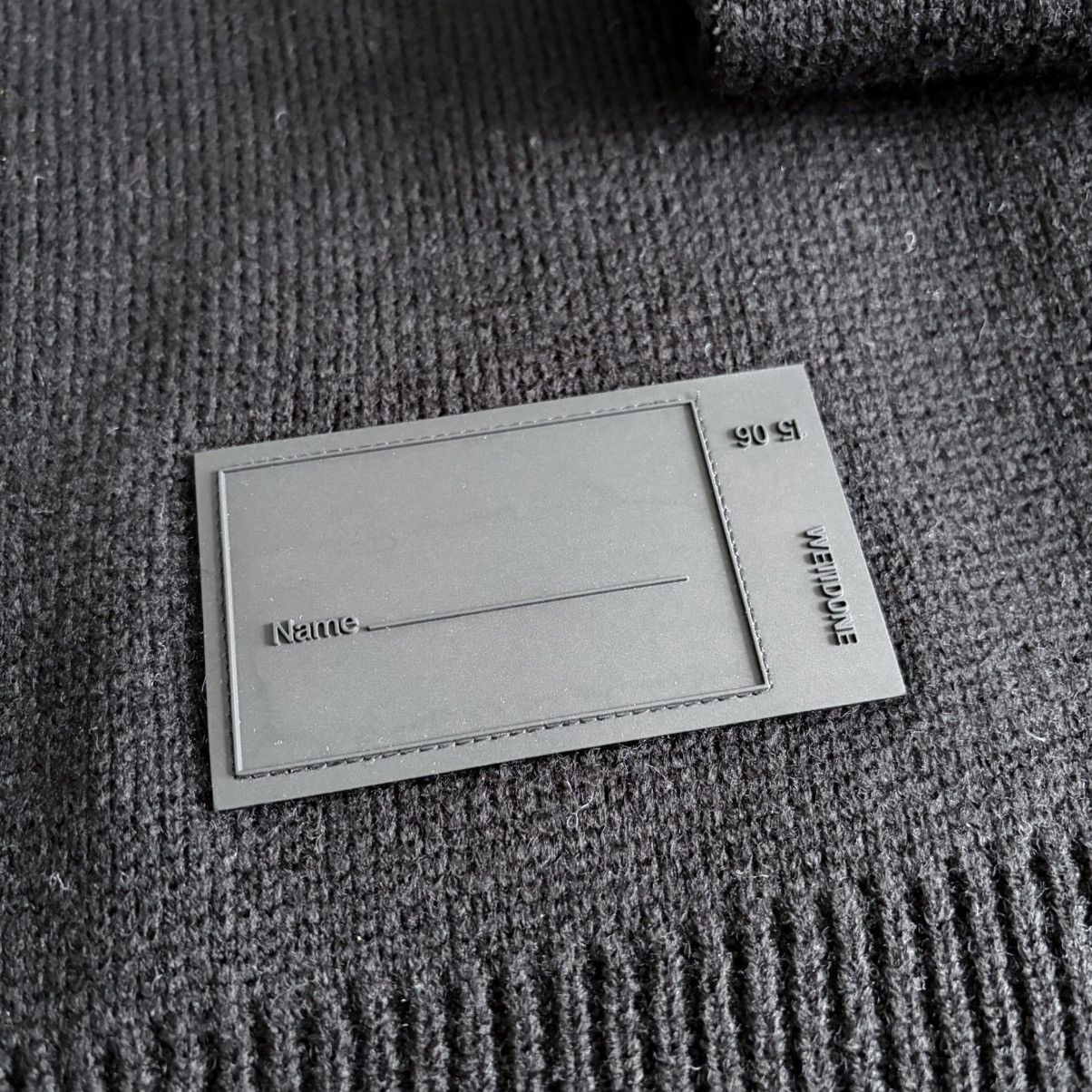WE11DONE WE11DONE Knit Sweater- Medium - Made in South Korea Size US M / EU 48-50 / 2 - 4 Thumbnail
