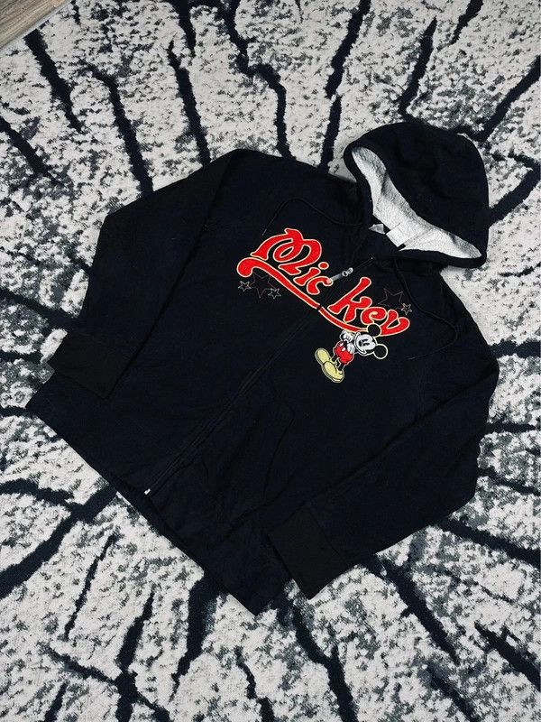 Mickey Mouse Vintage Mickey Mouse fleece hoodie black L Size US L / EU 52-54 / 3 - 2 Thumbnail