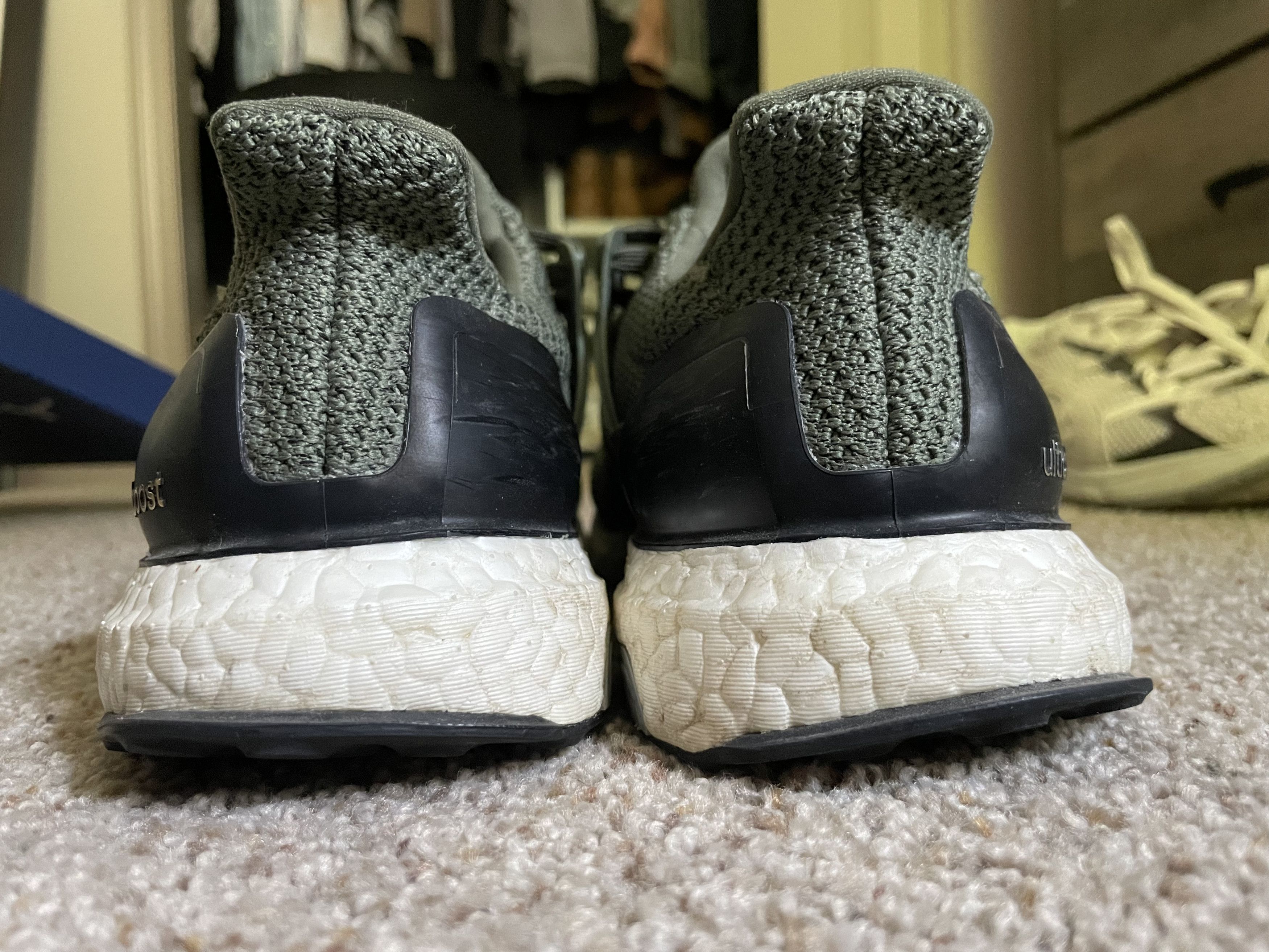 Adidas Adidas Ultraboost 2.0 Merino Wool Olive Size US 10.5 / EU 43-44 - 9 Thumbnail