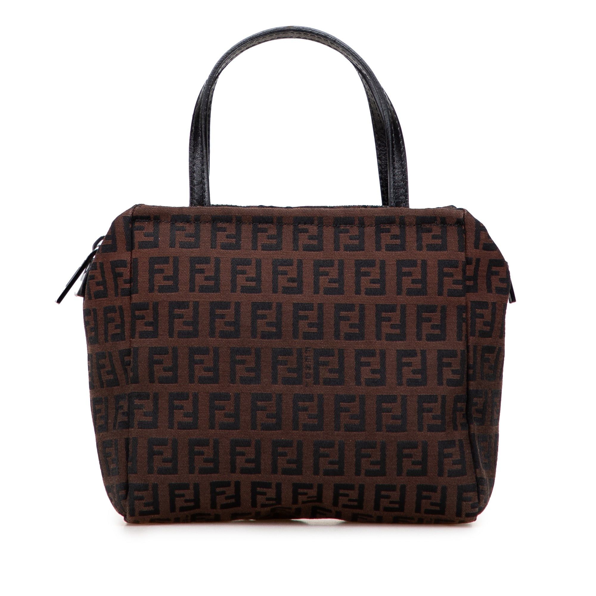 Fendi Mini Zucchino Canvas Handbag Size ONE SIZE - 1 Thumbnail