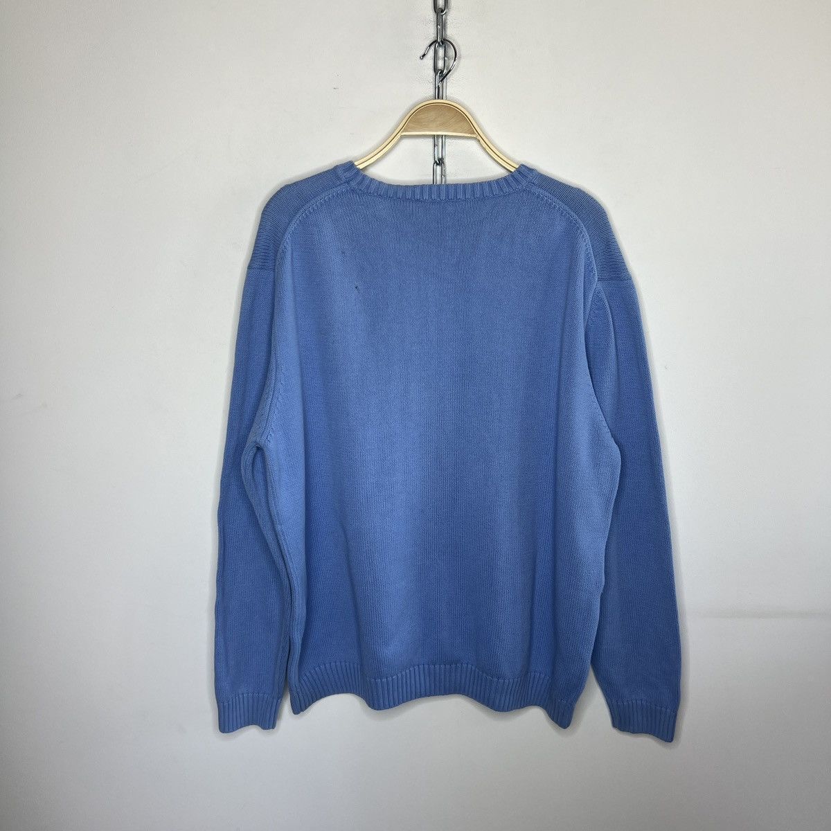 Yves Saint Laurent Vintage Yves Saint Laurent blue basic sweater YSL Size US L / EU 52-54 / 3 - 7 Thumbnail