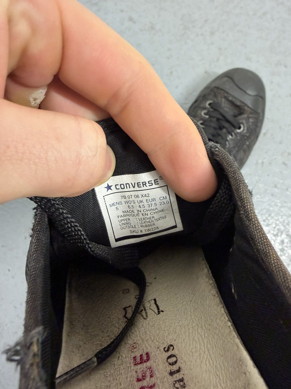 Converse John Varvatos x Converse Aged High Top Sneakers Size US 7.5 / IT 37.5 - 12 Thumbnail