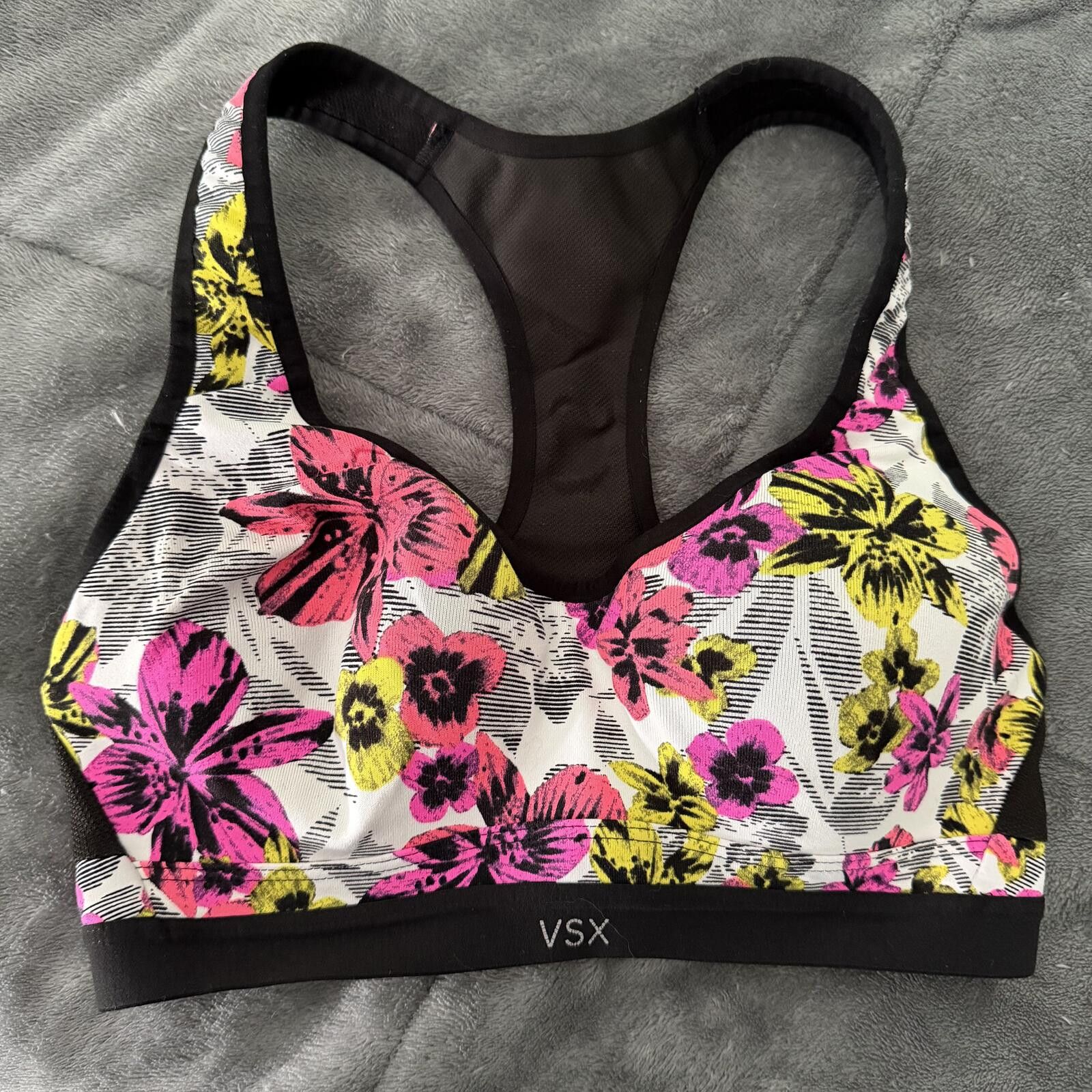 Other Victoria's Secret VSX Sport Floral Sports Bra Size 32C Size ONE SIZE - 5 Thumbnail
