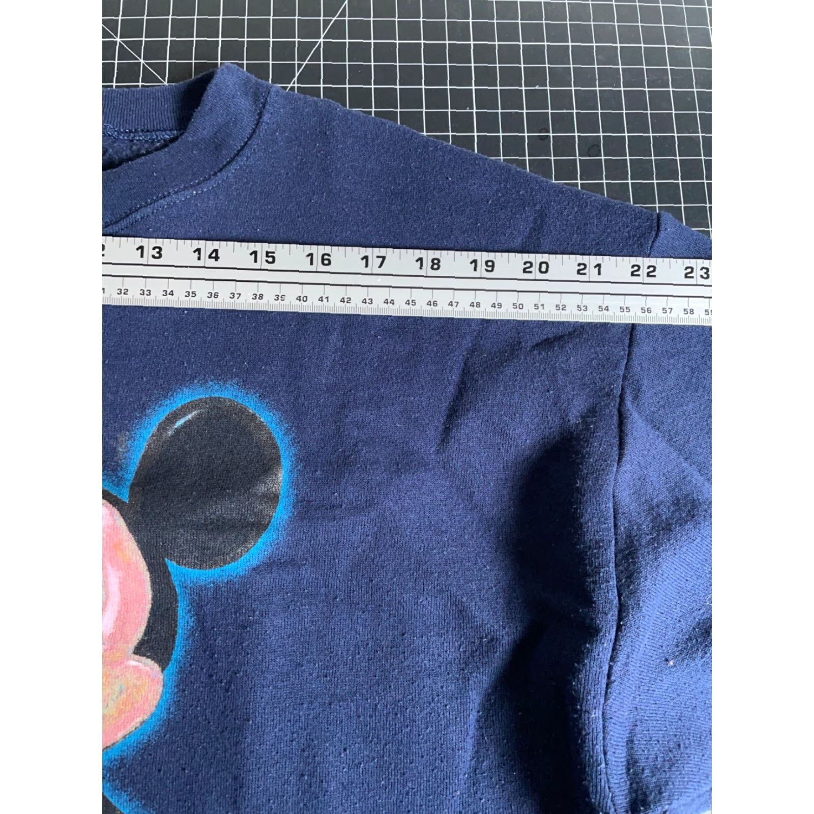 Mickey Unlimited VINTAGE Mickey Unlimited Sweatshirt Men 90s Mickey Mouse Crewneck Dark Blue Graphic Print Pullover Size US M / EU 48-50 / 2 - 7 Thumbnail