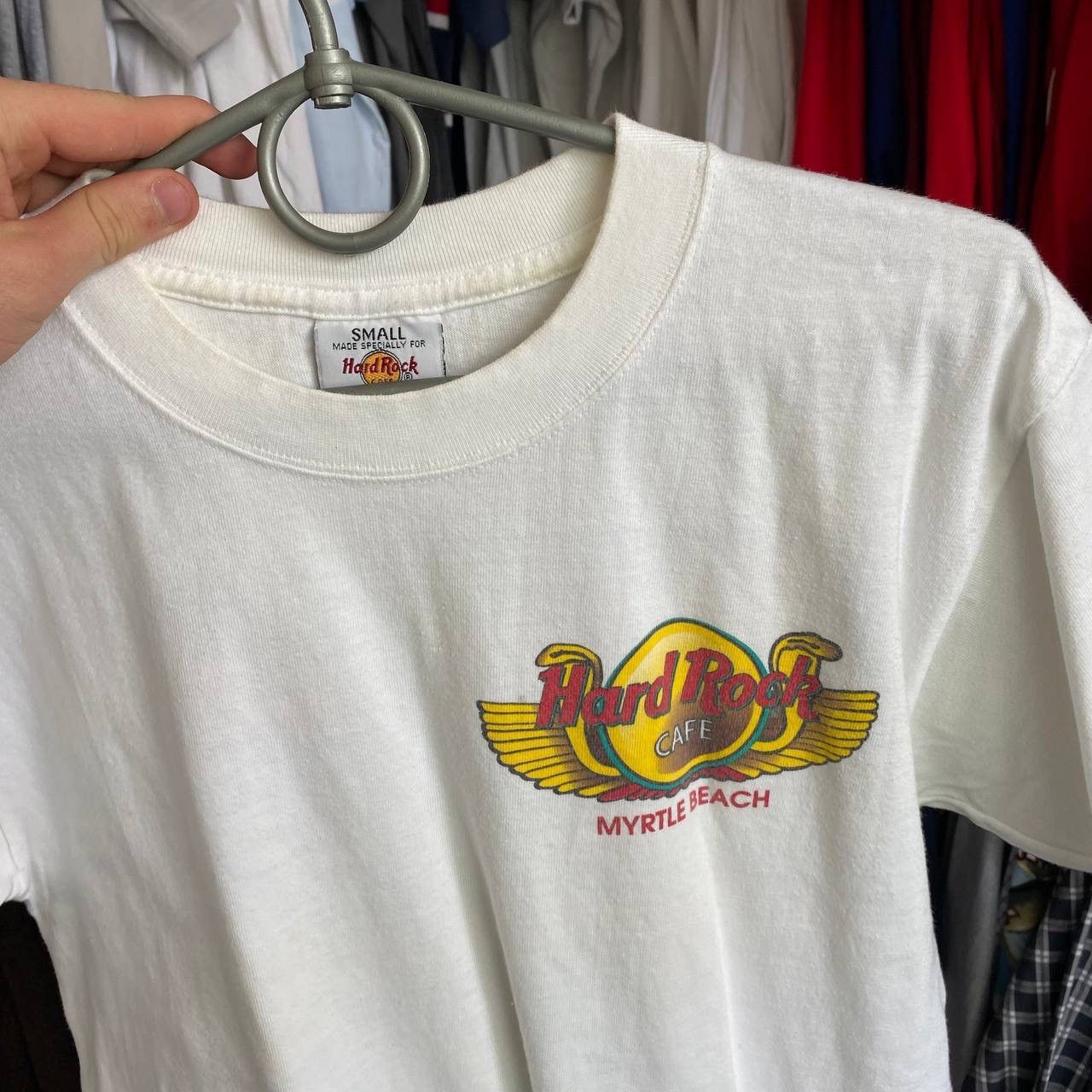 Hard Rock Cafe × Vintage Vintage Hard Rock Cafe Beach Big Graphjc logo tee Size US S / EU 44-46 / 1 - 5 Thumbnail