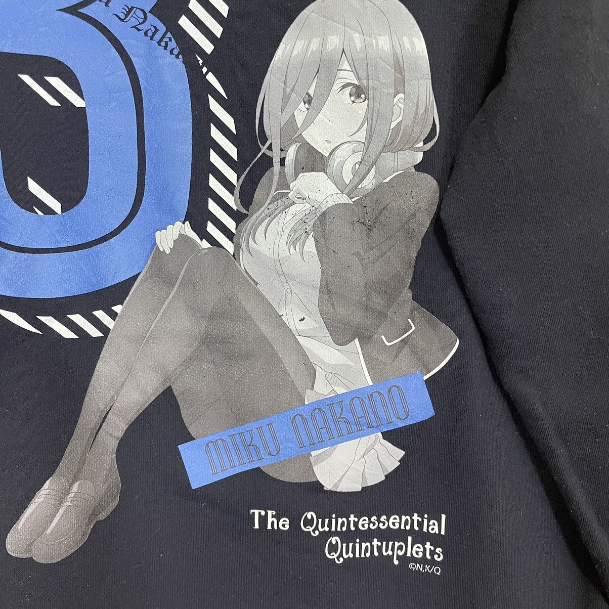 Anime × Japanese Brand × Vintage TV Anime The Quintessential Quintuplets Nakano Miku Hoodie Size US M / EU 48-50 / 2 - 5 Thumbnail