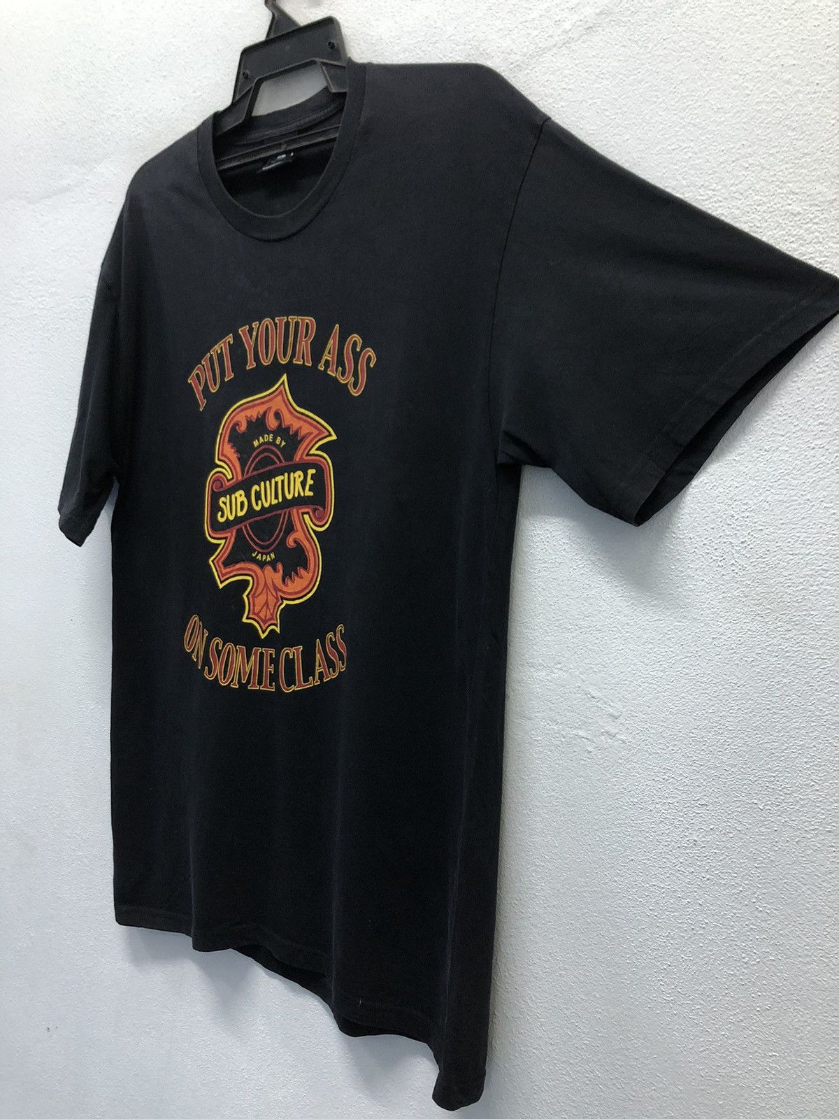 Japanese Brand Vintage SC Put Your Ass On Some Class Made By Japan T-Shirt Size US M / EU 48-50 / 2 - 5 Thumbnail