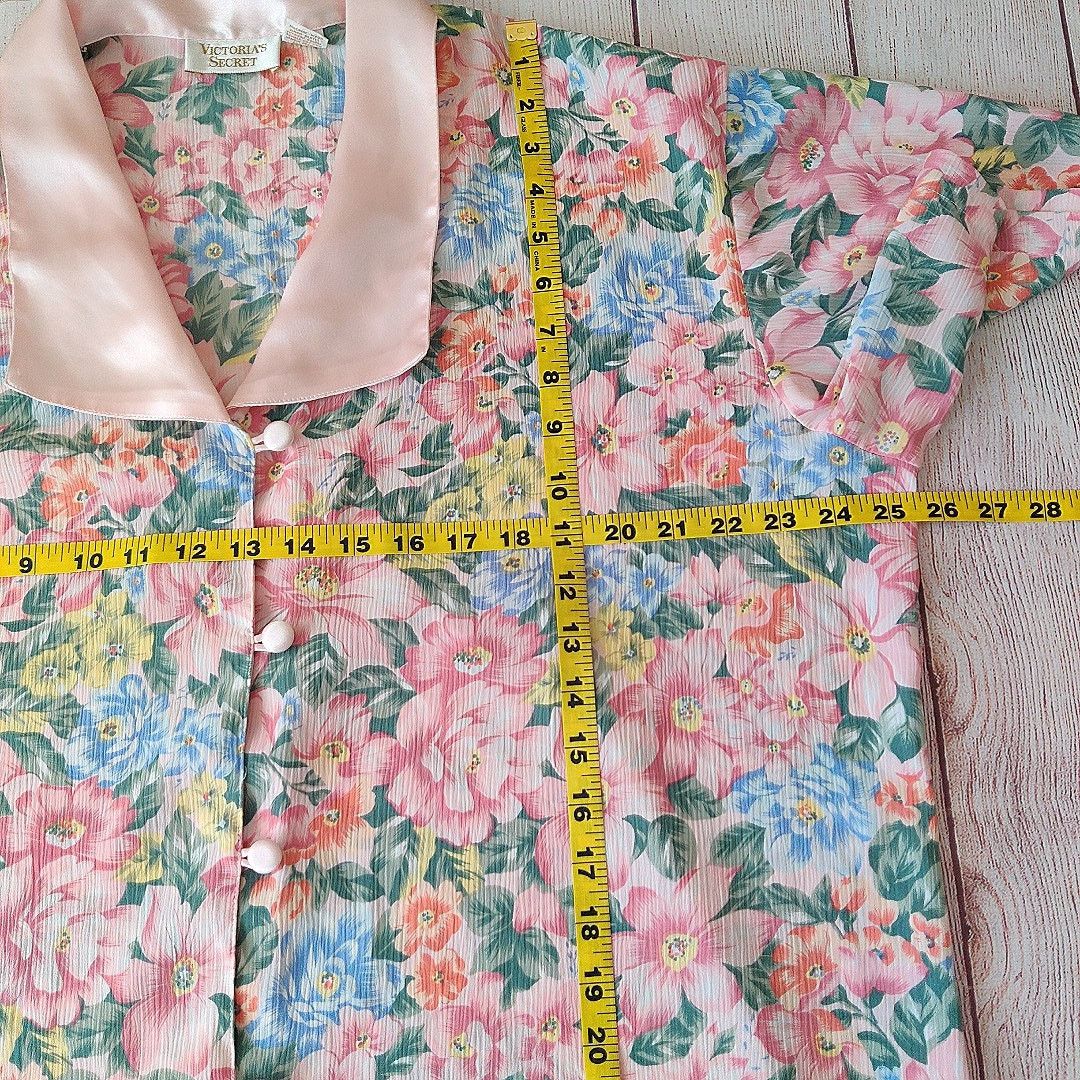 Victoria's Secret Vintage gold label oversized floral nightgown M/L Size ONE SIZE - 8 Thumbnail