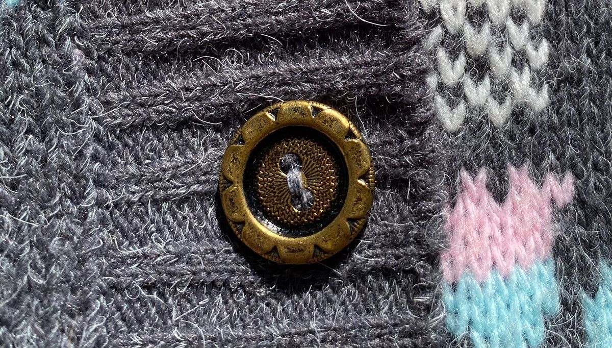 Vintage Vintage 80’s Needles Up Duck Rabbits Hearts Cardigan Sweater Size XL / US 12-14 / IT 48-50 - 8 Thumbnail
