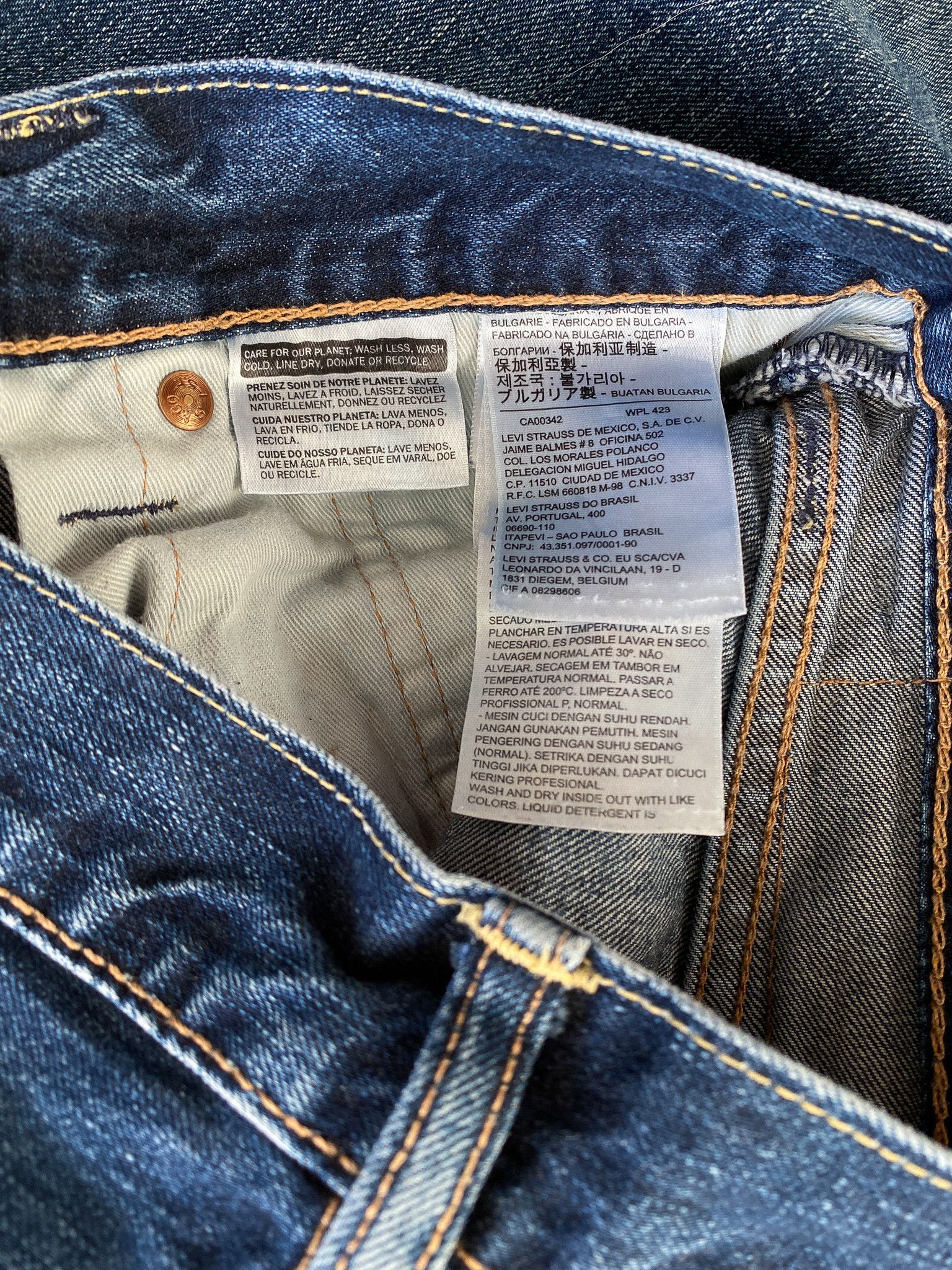 Jean × Levi's × Levi's Made & Crafted Levis Blue Denim Jeans Pants 34x32 Size US 34 / EU 50 - 11 Thumbnail