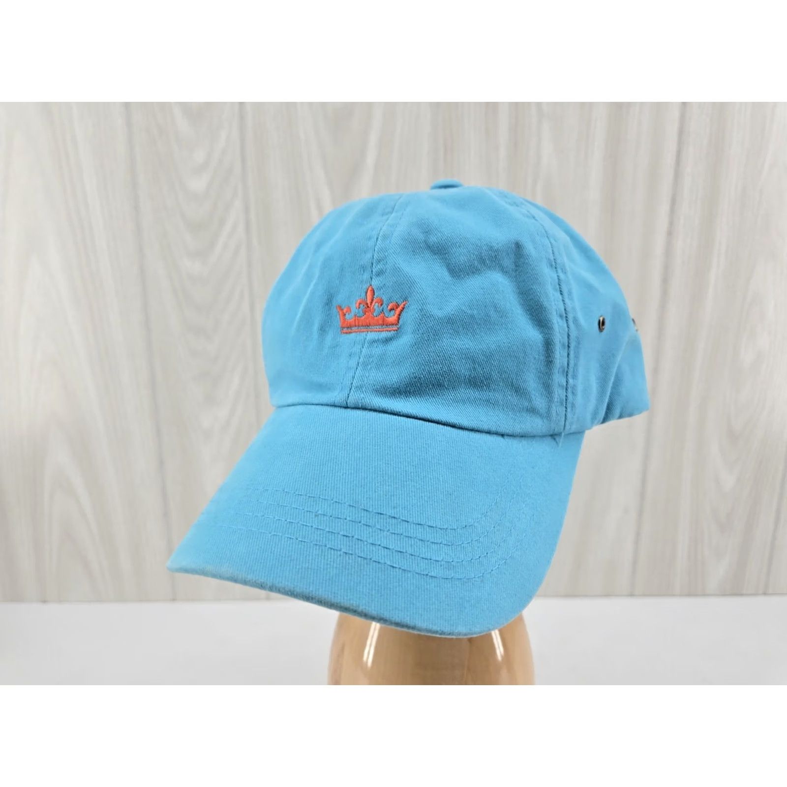 Peter Millar VINTAGE Peter Millar Hat One Sz Adjustable Strapback Turquoise Orange Golf Baseball Unisex Adults Cotton Twill Adjustable Sports Hat Mens Women Size ONE SIZE - 2 Thumbnail