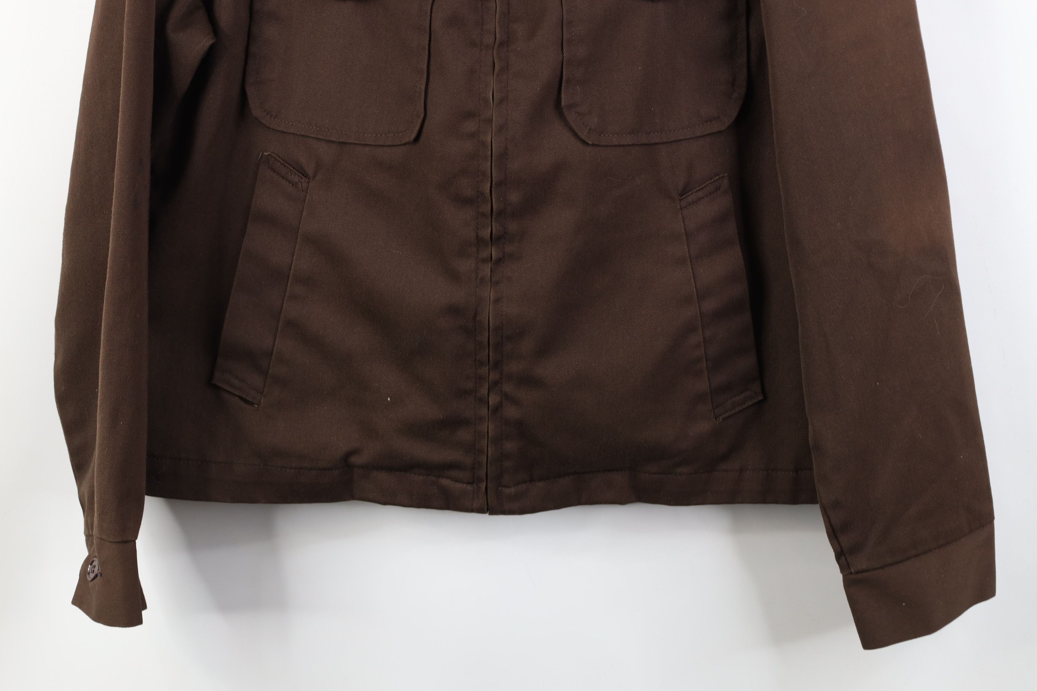 Vintage Vintage 70s Fish & Wildlife Service Button Back Twill Jacket Size M / US 6-8 / IT 42-44 - 3 Thumbnail