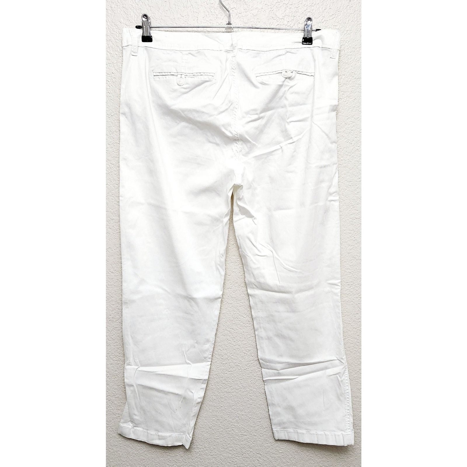 Other Liverpool Jean Company White Flat Front Jeans 16 Tapered Leg Size 36" / US 14 / IT 50 - 3 Thumbnail