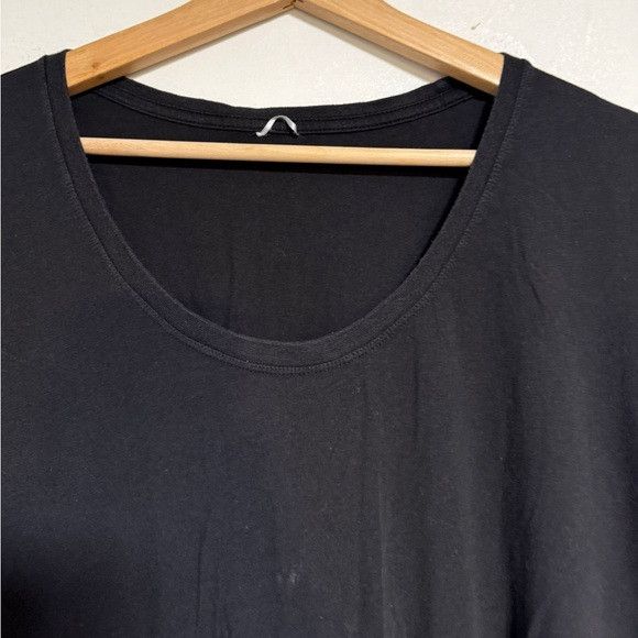 Kit and Ace Kit and Ace Black Scoop Neck T-Shirt (Approx. Size XL) Size XL / US 12-14 / IT 48-50 - 5 Thumbnail
