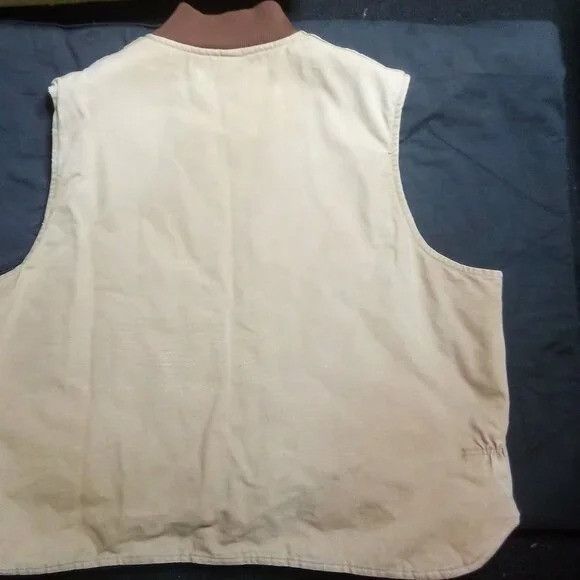 Carhartt Vintage Carhartt Quilted Lined Vest Tan Size US XXL / EU 58 / 5 - 5 Thumbnail