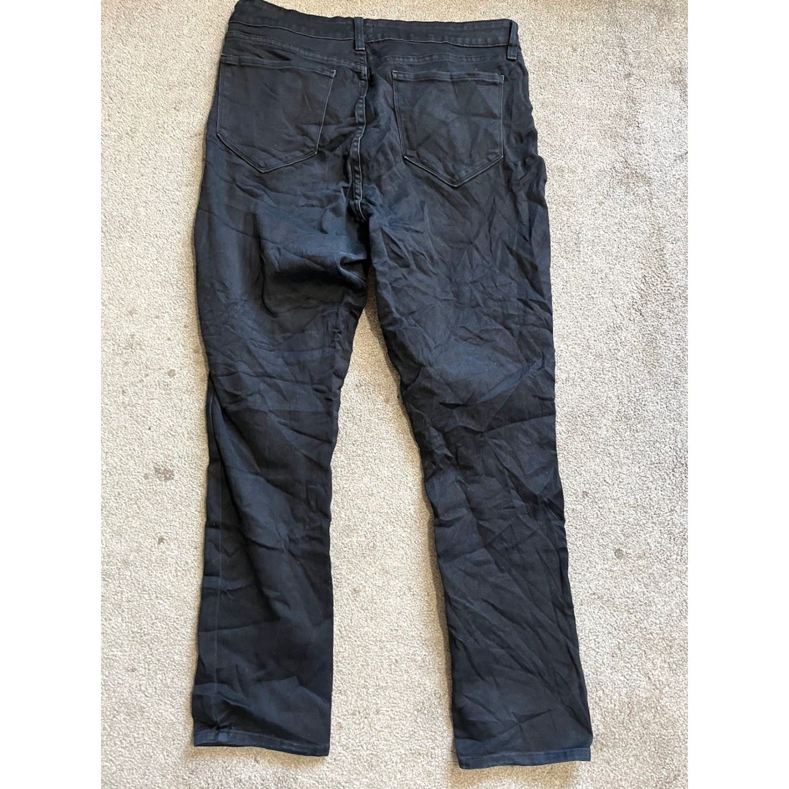 NYDJ NYDJ Black Straight Jeans 16 Mid Rise Straight Leg Womens Denim Size 38" / US 16 / IT 52 - 3 Thumbnail