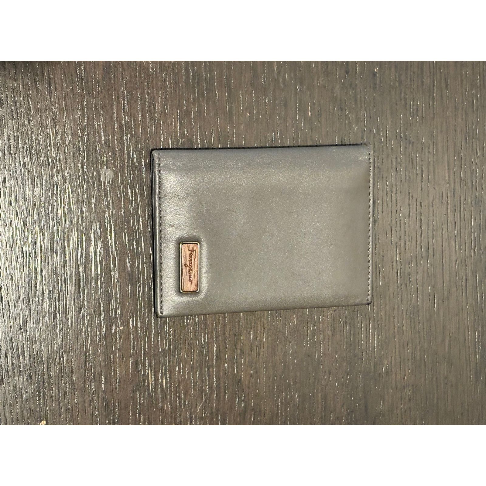 Salvatore Ferragamo Ferragamo Fold Wallet New Gray Size ONE SIZE - 1 Thumbnail