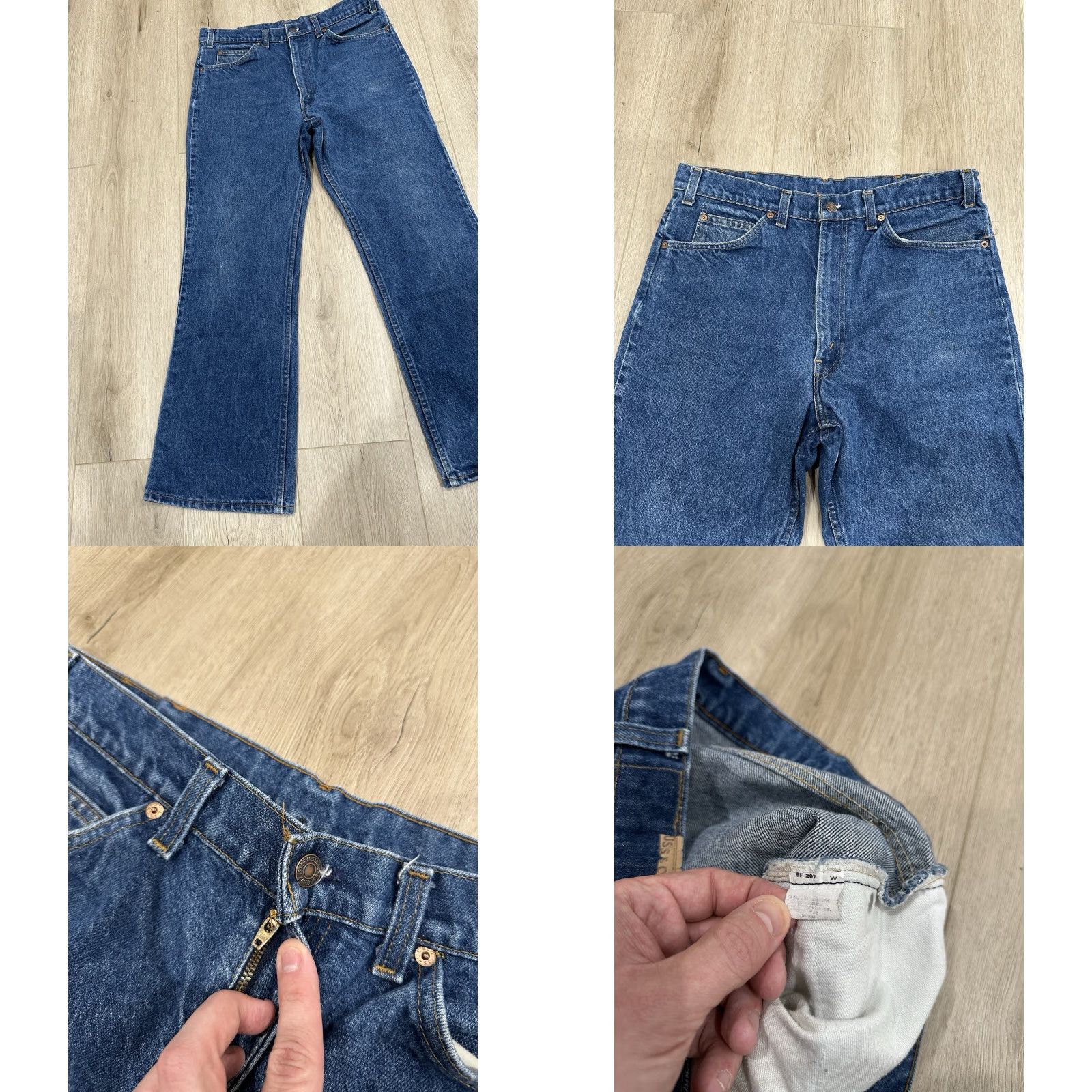 Levi's VINTAGE Levi's 517 Jeans 34x29 Denim USA 1990s 90s 1997 Y2K Rockabilly Grunge Hip Hop Mens Jeans Size US 34 / EU 50 - 8 Thumbnail
