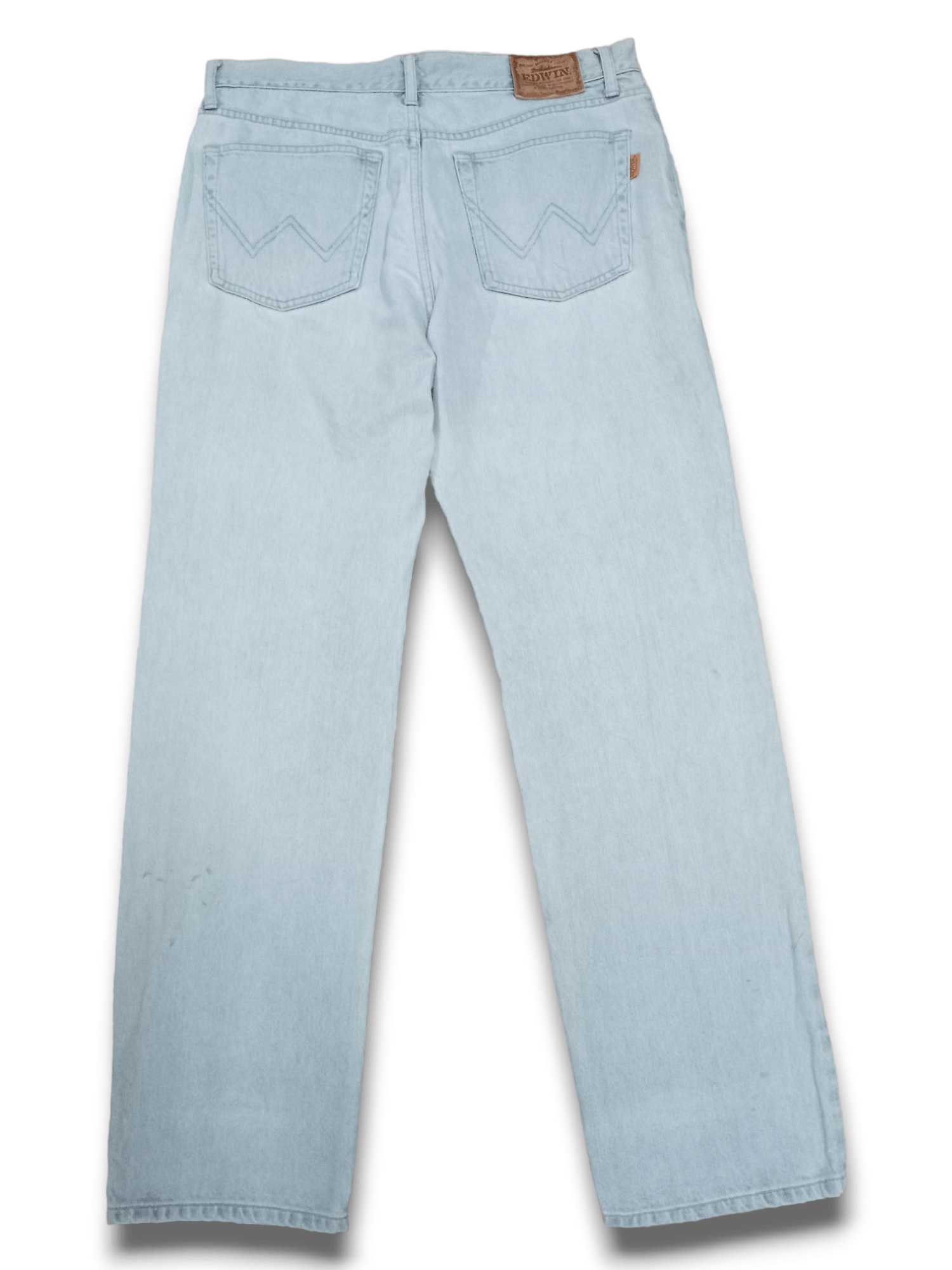 Edwin × Japanese Brand 1993 Edwin Frontier Vintage Orange Tab Loose Jeans Size US 33 - 2 Thumbnail