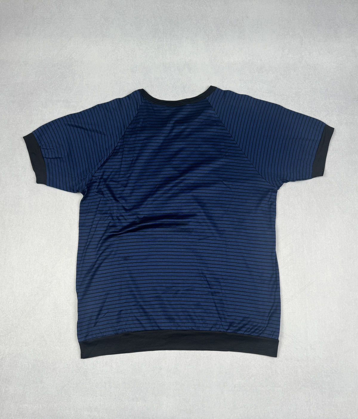 Dior Dior Homme SS06 Striped Henley Shirt Size US S / EU 44-46 / 1 - 2 Thumbnail