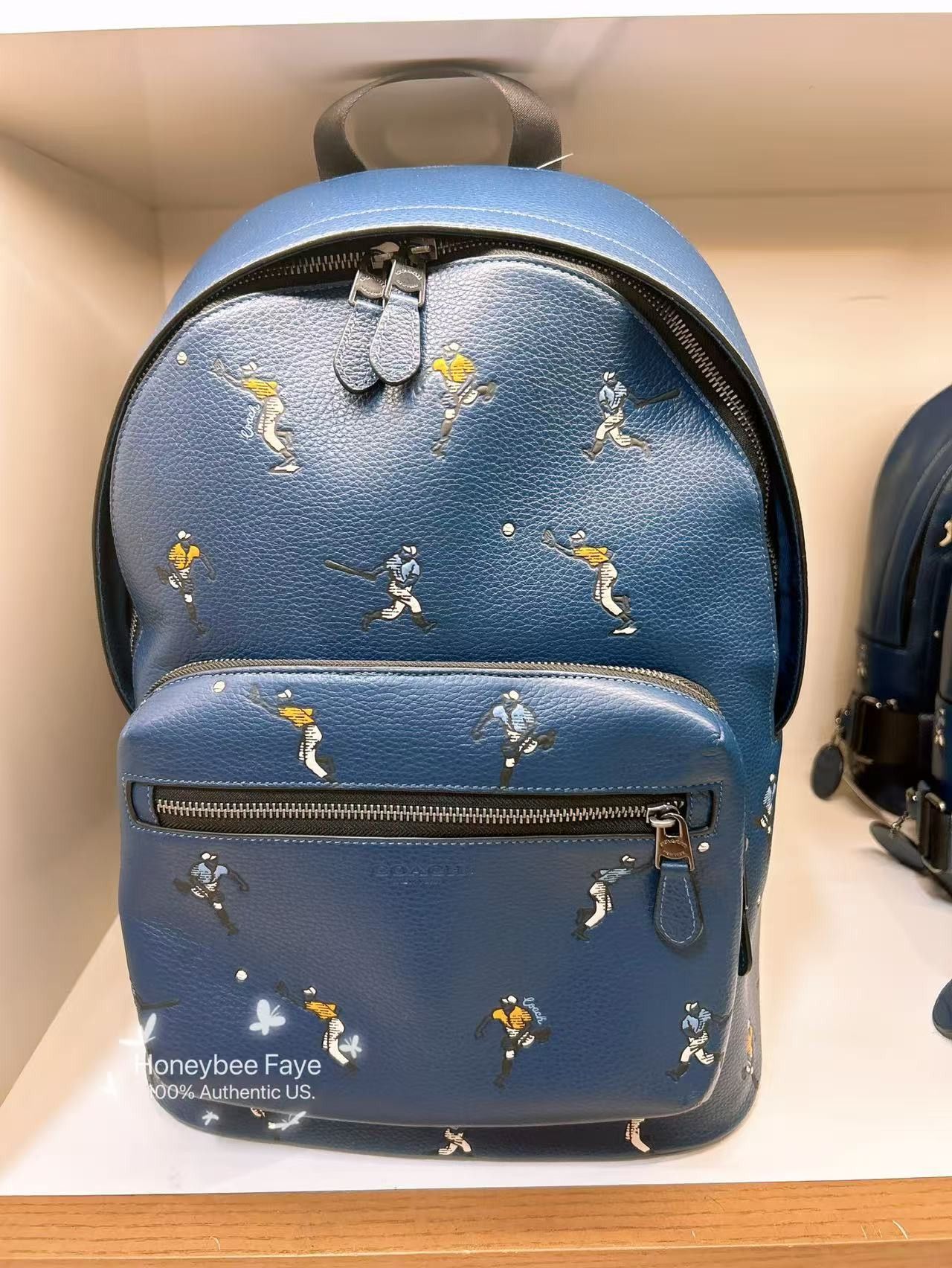 Coach West Backpack With Baseball Print CAX47 Size ONE SIZE - 1 Thumbnail