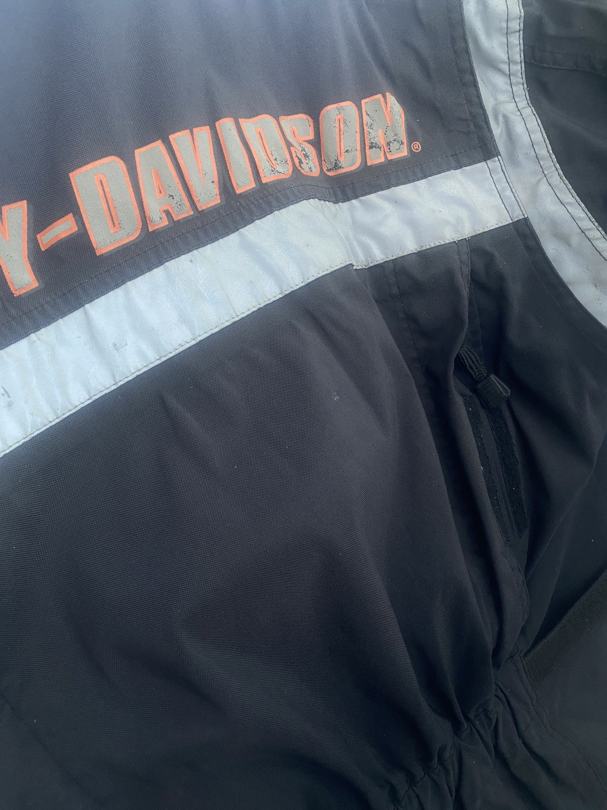 Harley Davidson Vintage harley davidson big logo on back racing jacket 00s Size US M / EU 48-50 / 2 - 7 Thumbnail
